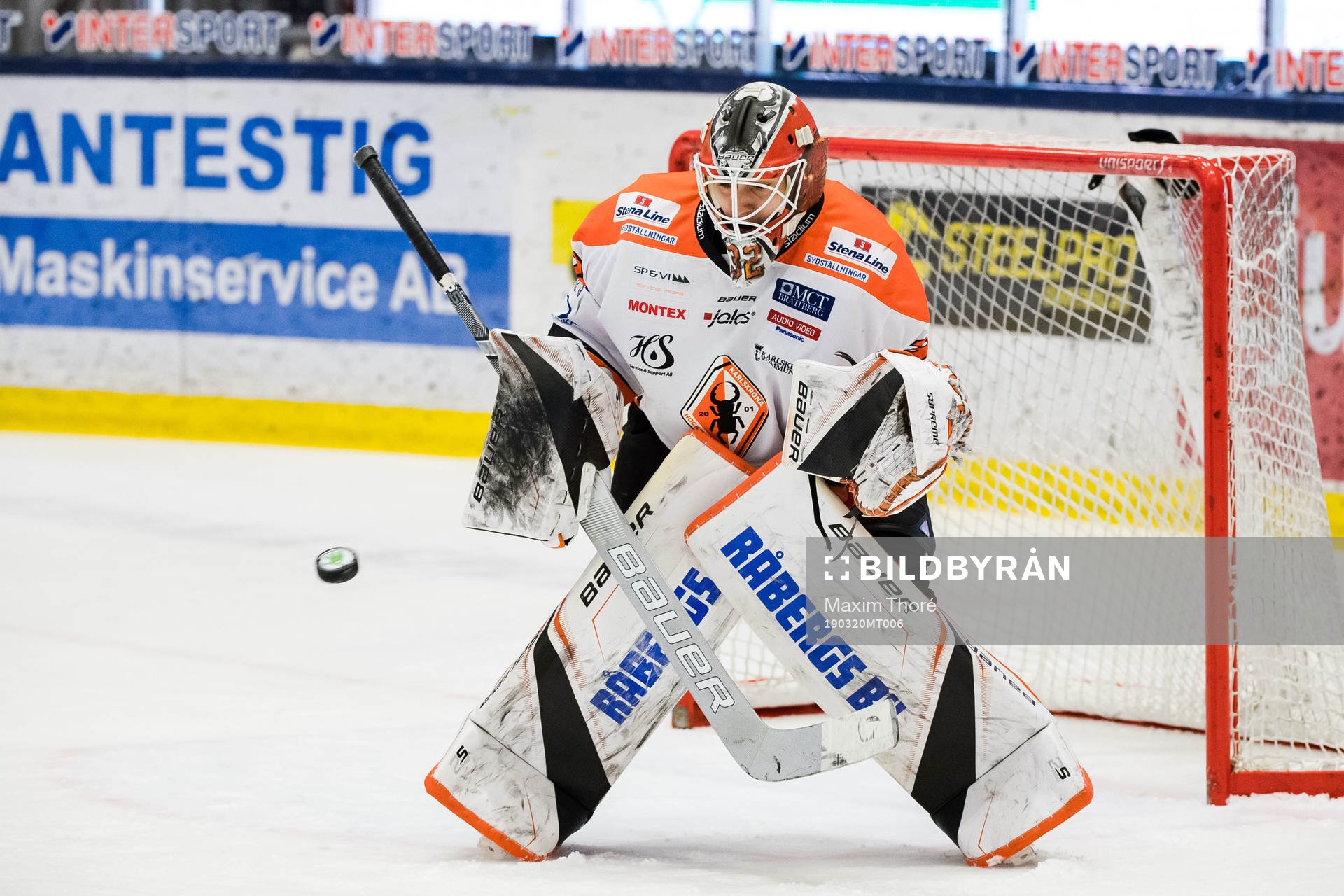 Karlskronas målvakt Robin Johansson