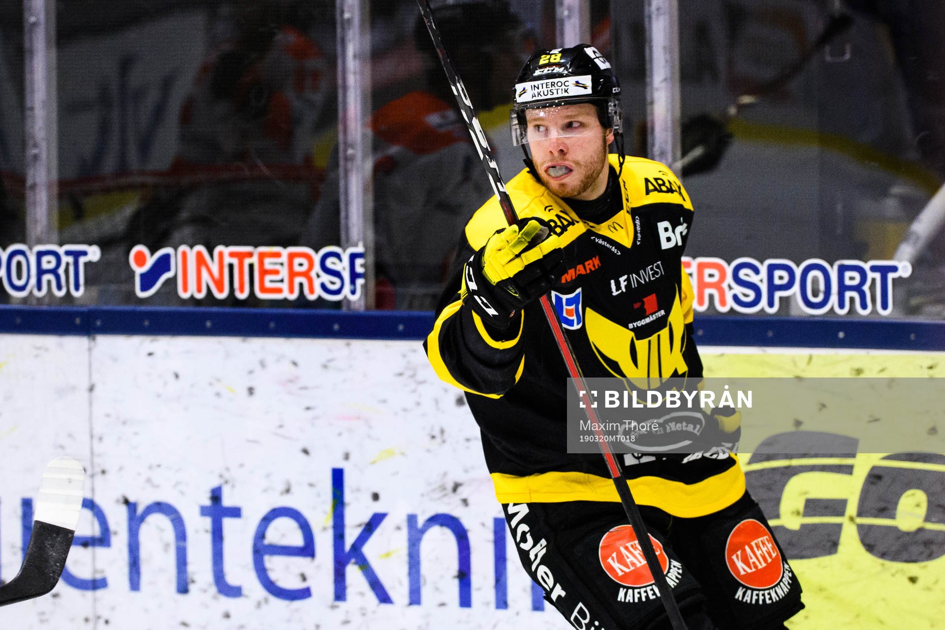 Västerås Lukas Zetterberg jublar