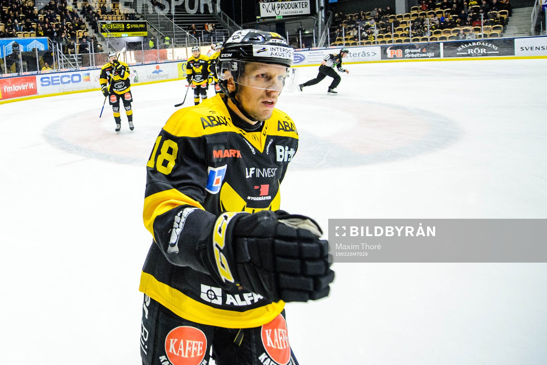 Västerås Jonas Liwing jublar