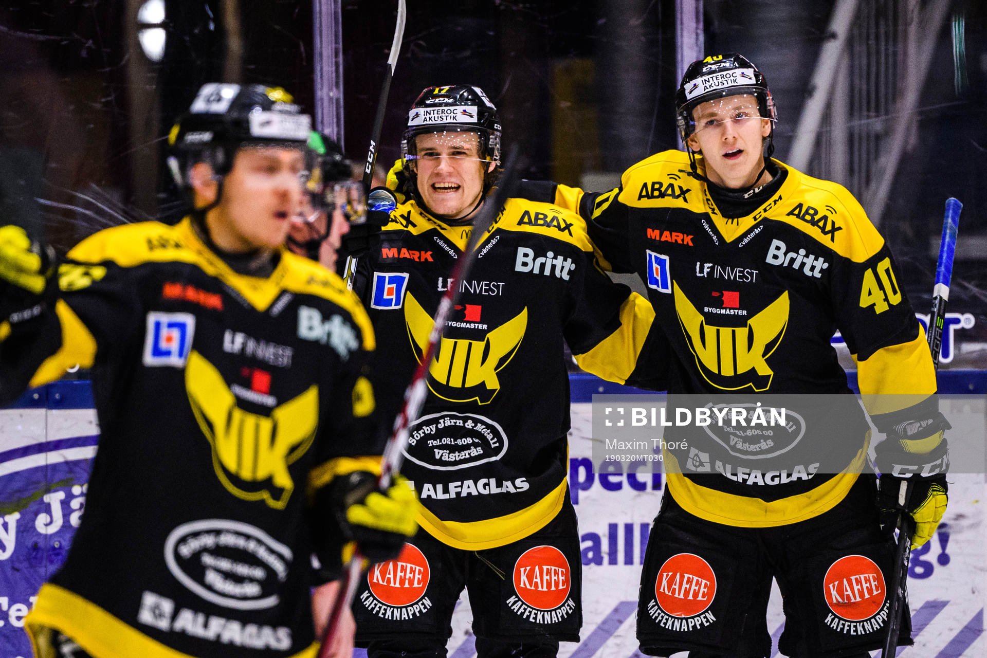 Västerås William Wikman och Isac Skedung jublar