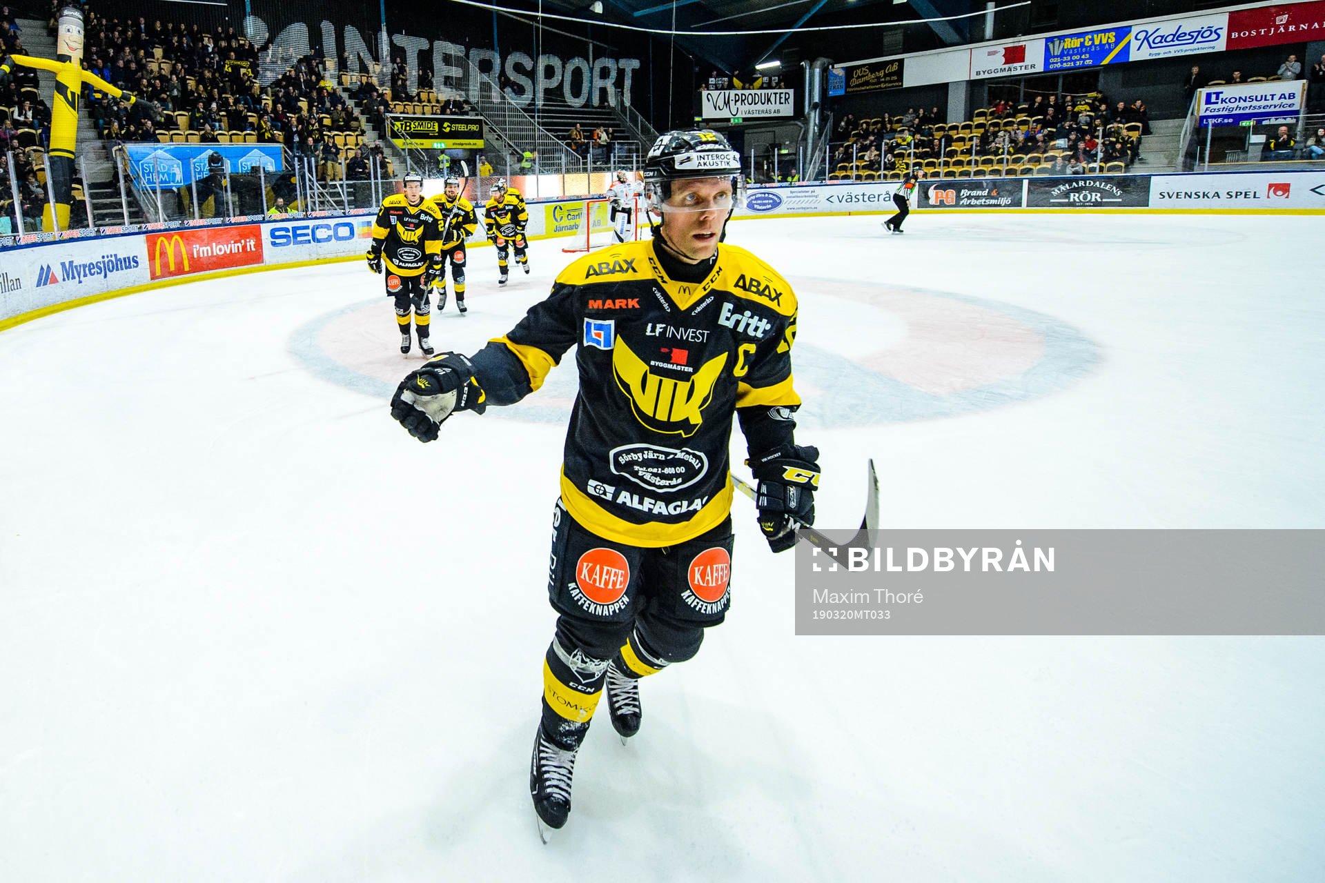 Västerås Fredrik Johansson jublar