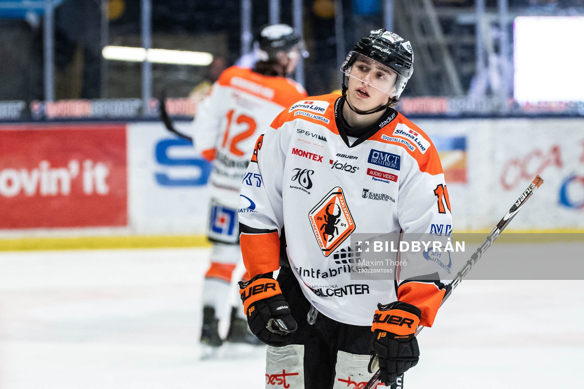 Karlskronas Linus Karlsson deppar