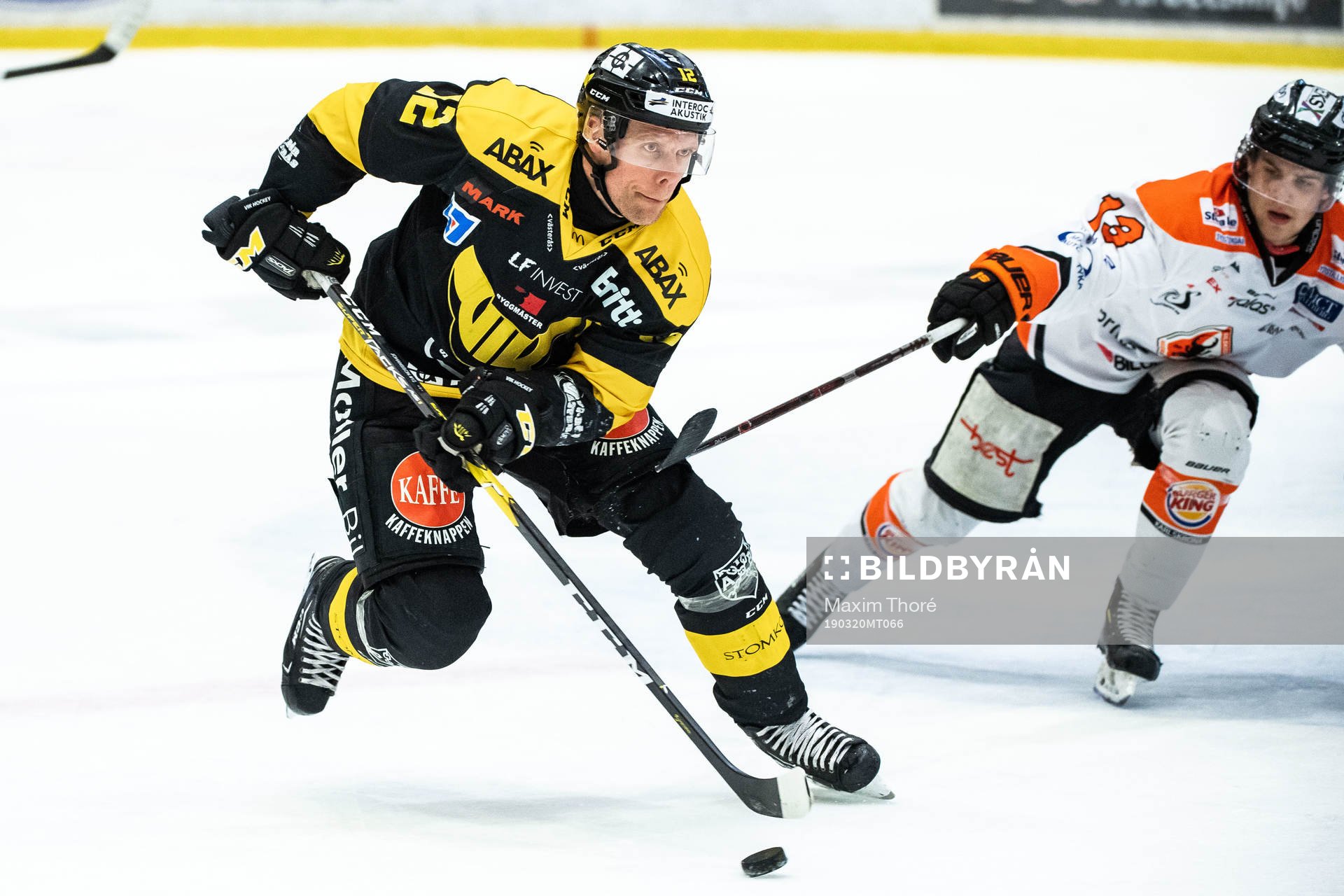 Västerås Fredrik Johansson och Karlskronas Kalle Miketinac