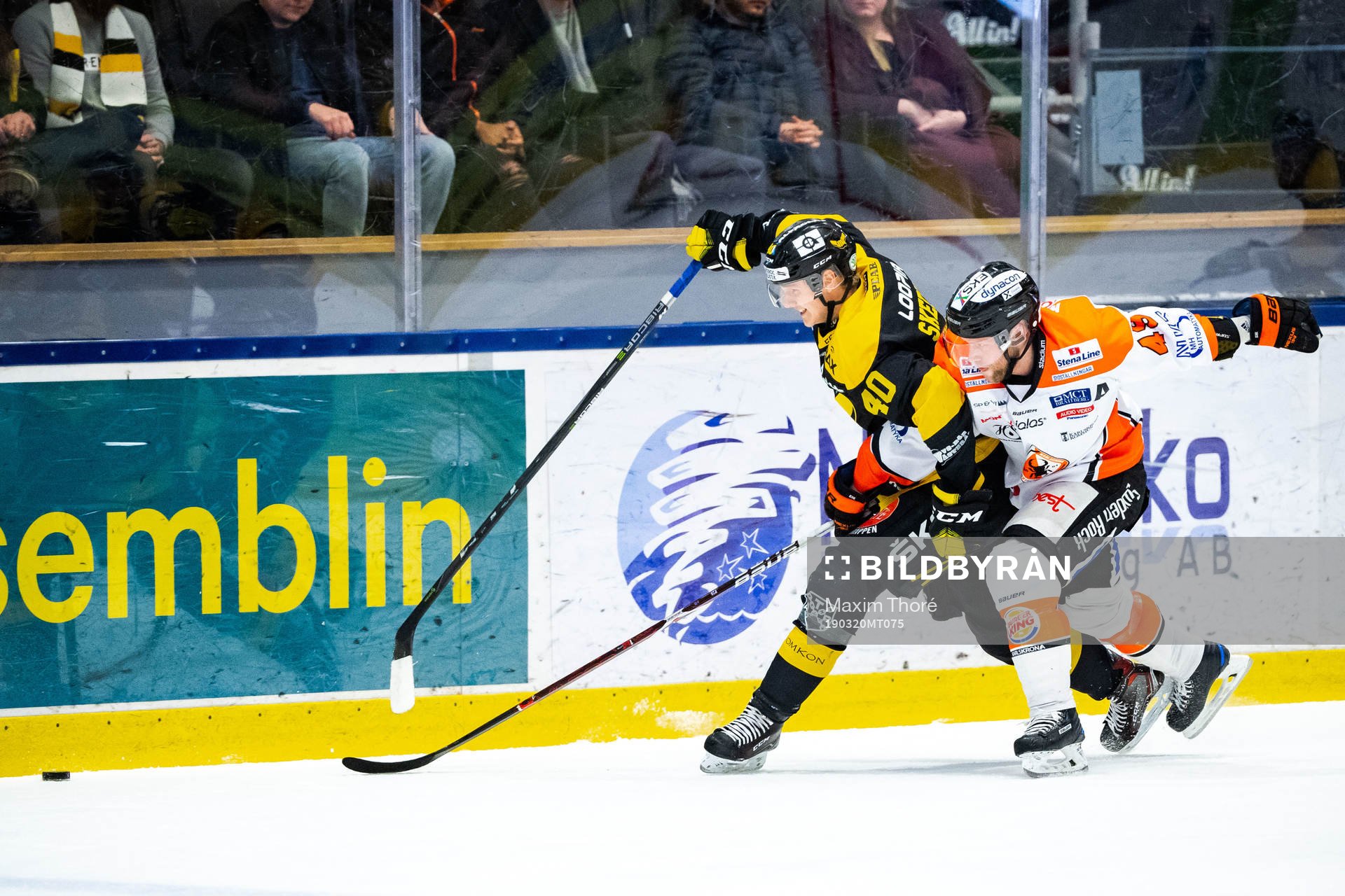 Västerås Isac Skedung och Karlskronas Niklas Johansson