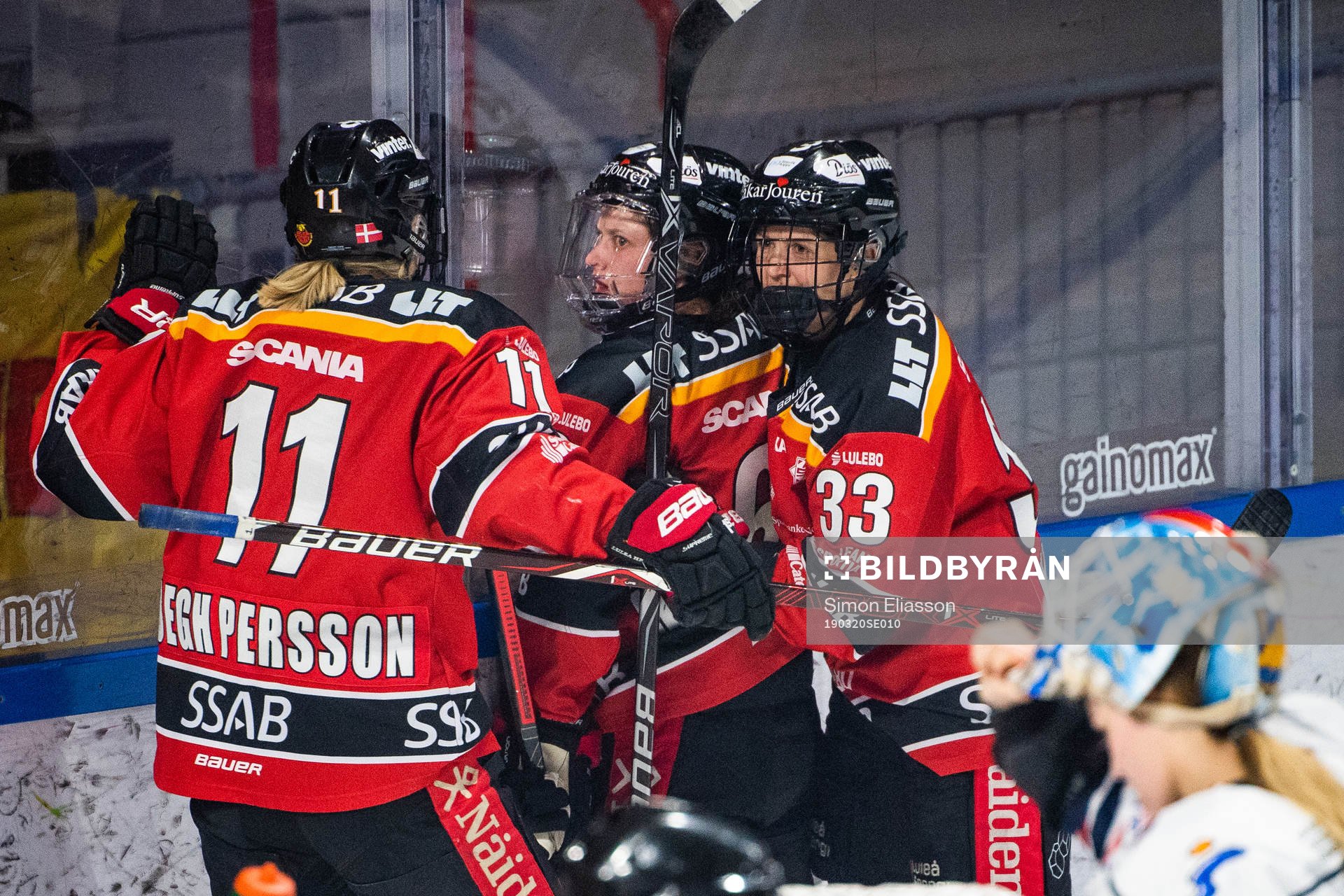 Luleås Josefine Hoegh Persson, Jenni Hiirikoski och