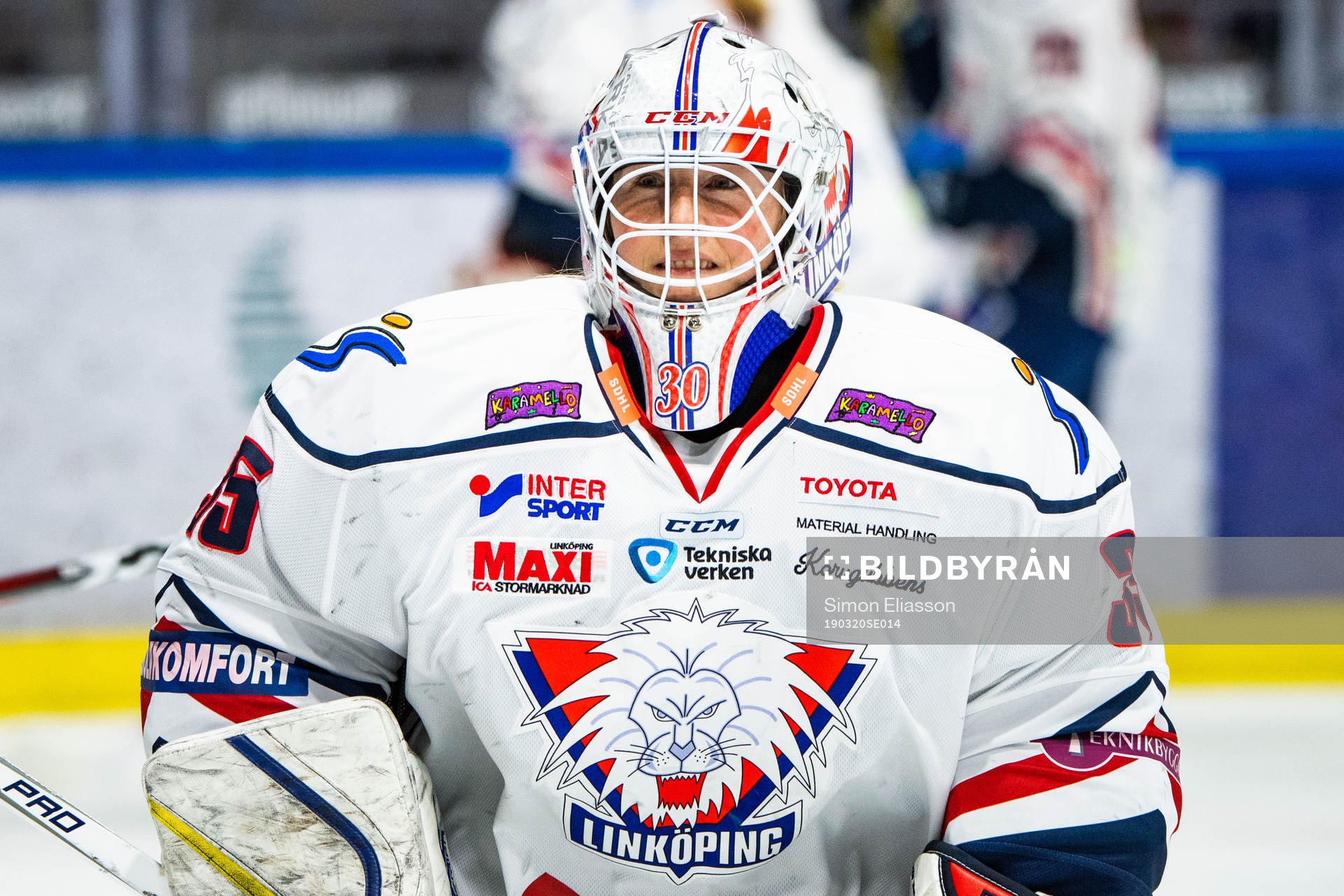 Linköpings målvakt Kim Martin-Hasson