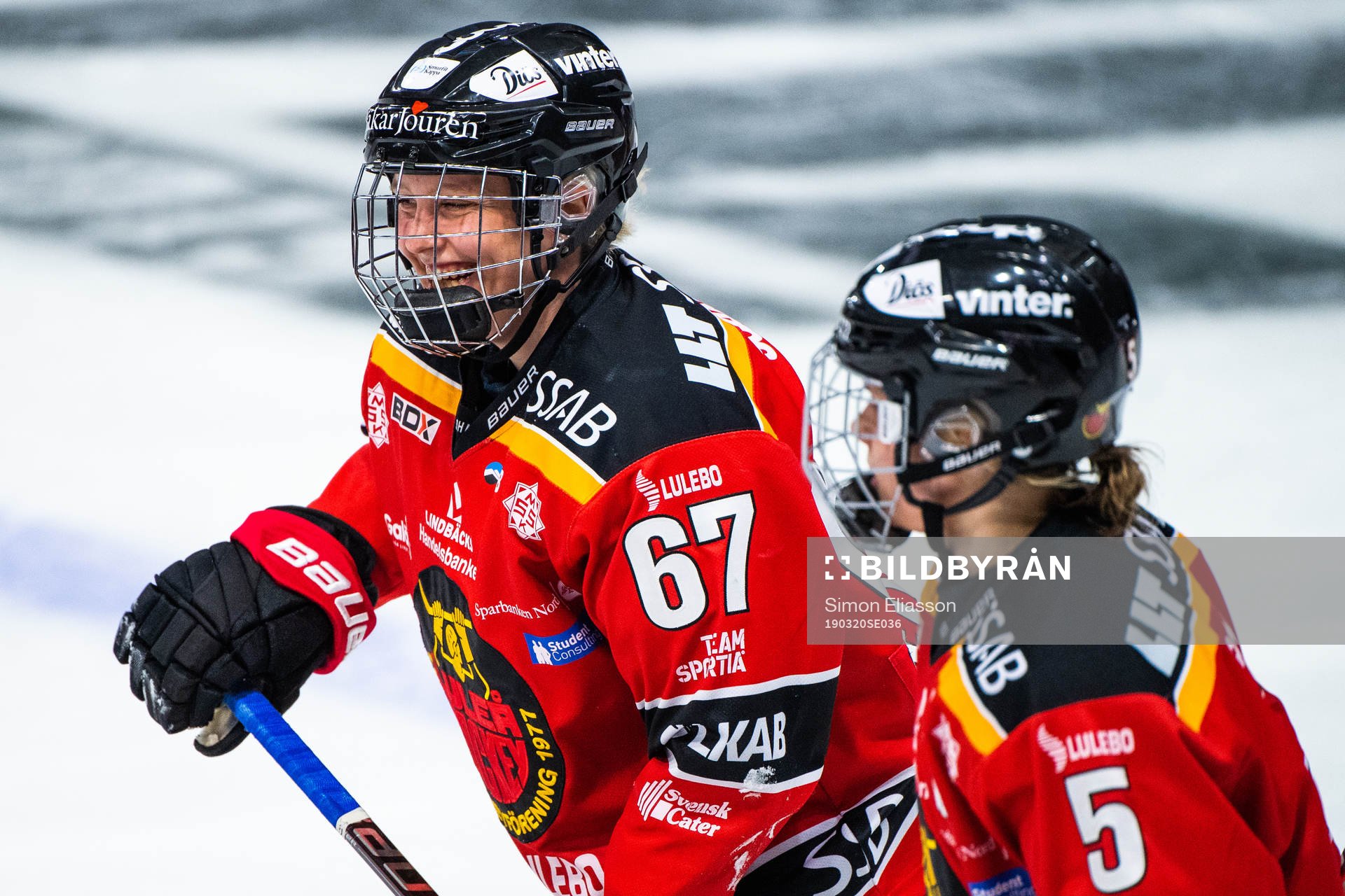 Luleås Linn Peterson och Johanna Fällman