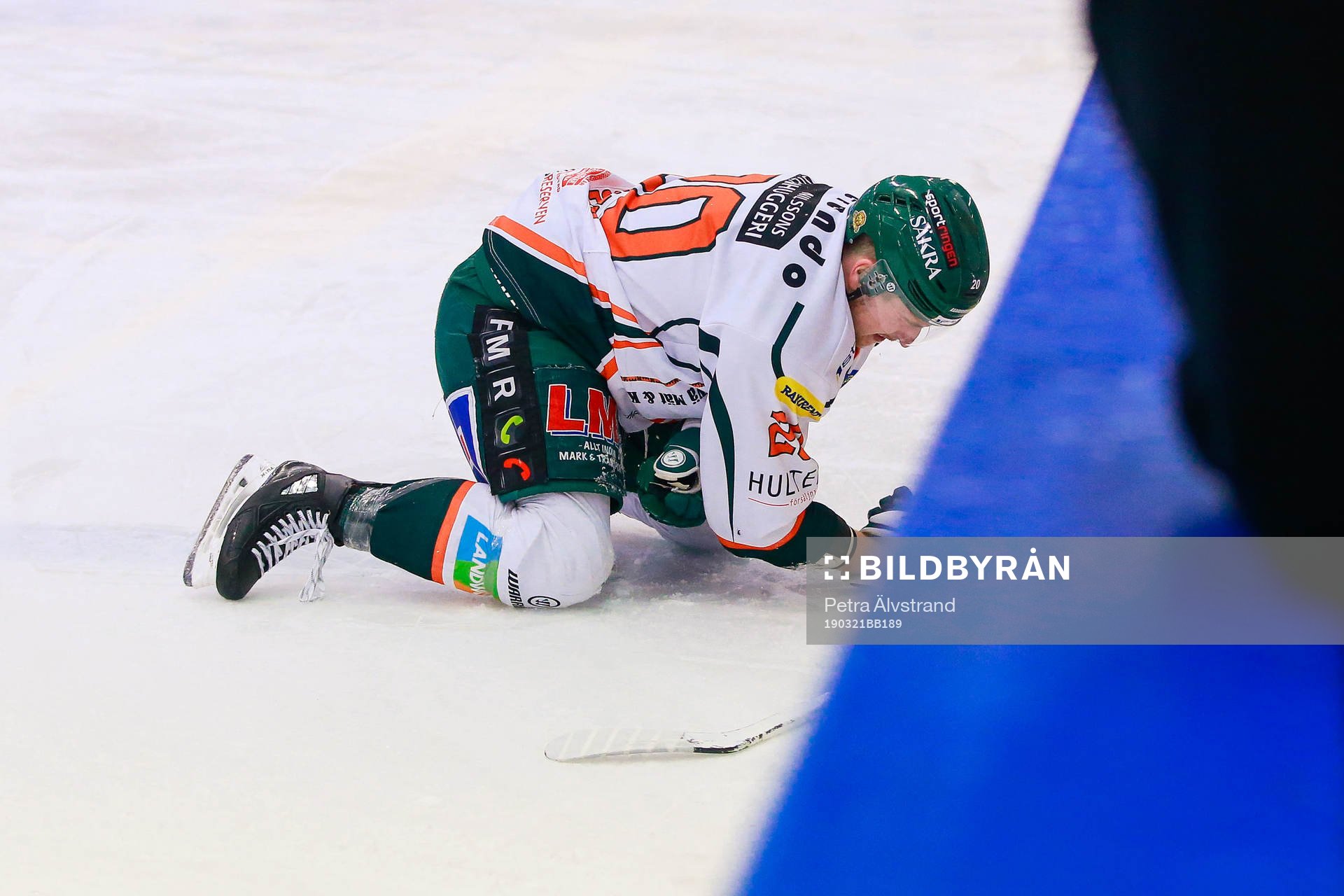 Kristiandstads Tyler Coulter har ont