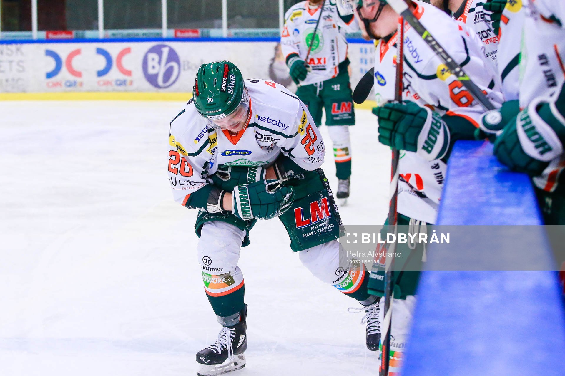 Kristiandstads Tyler Coulter har ont