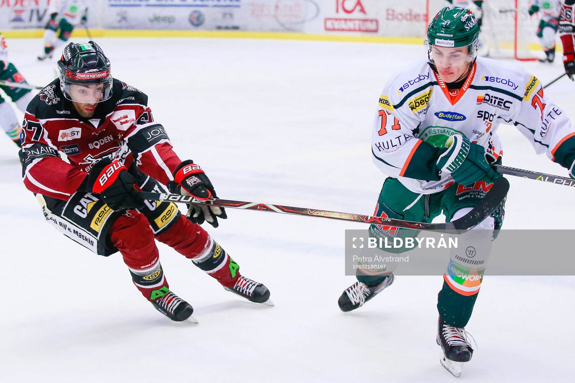 Bodens Christian Pettersson och Kristianstads Herman Hansson