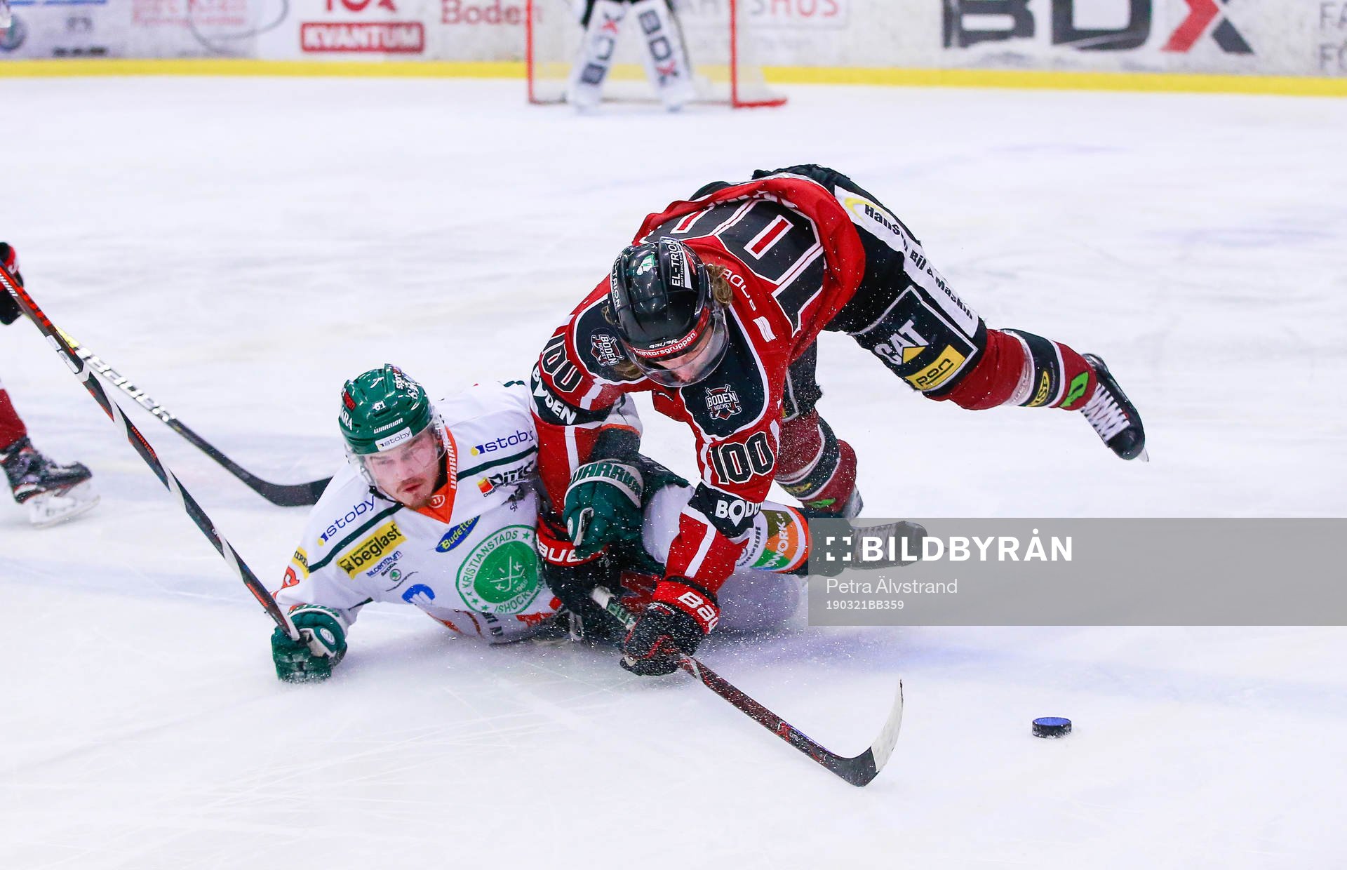 Kristianstads Malte Sjögren och Bodens Christian Nyman