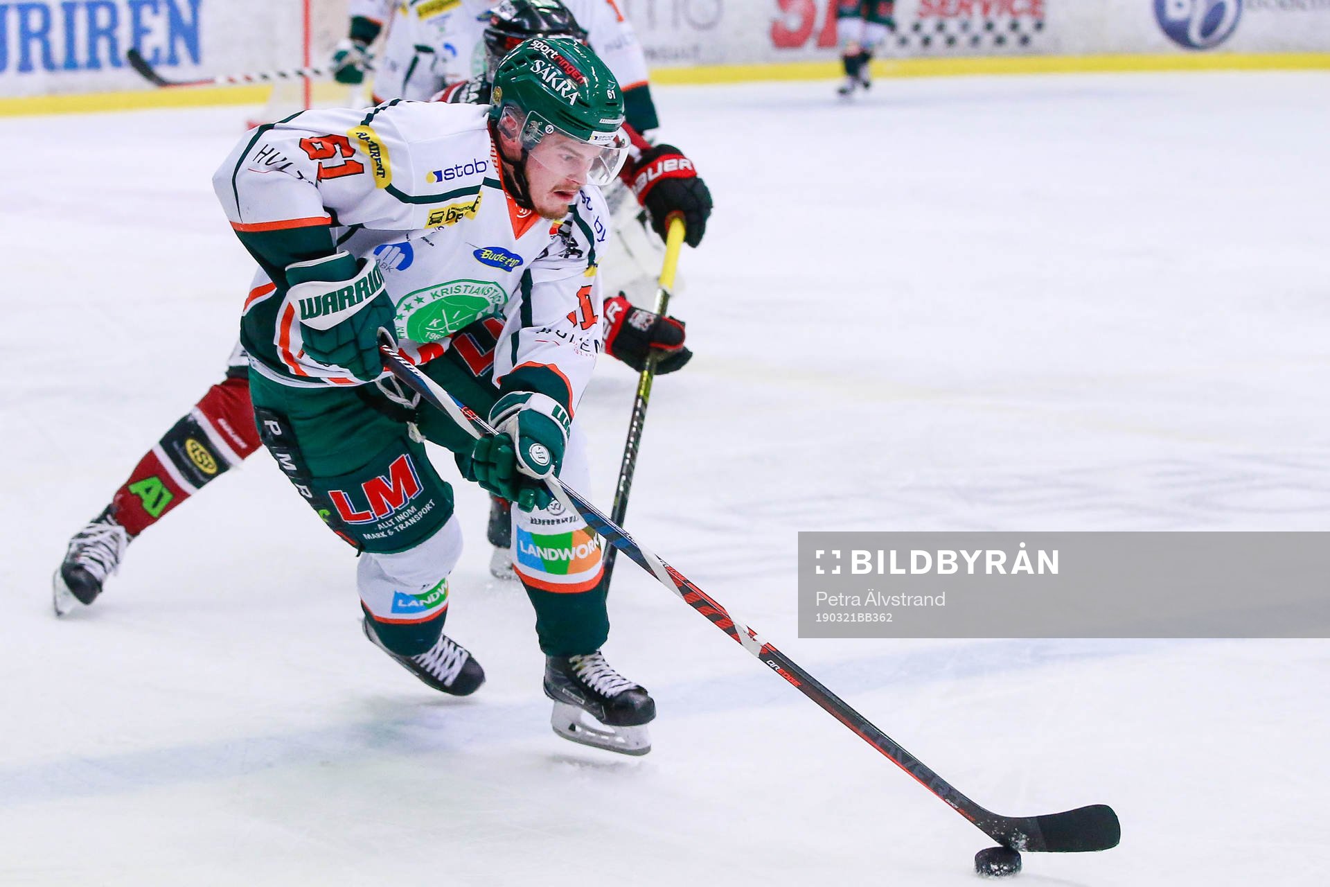 Kristianstads Malte Sjögren och Boden hockeys Christian