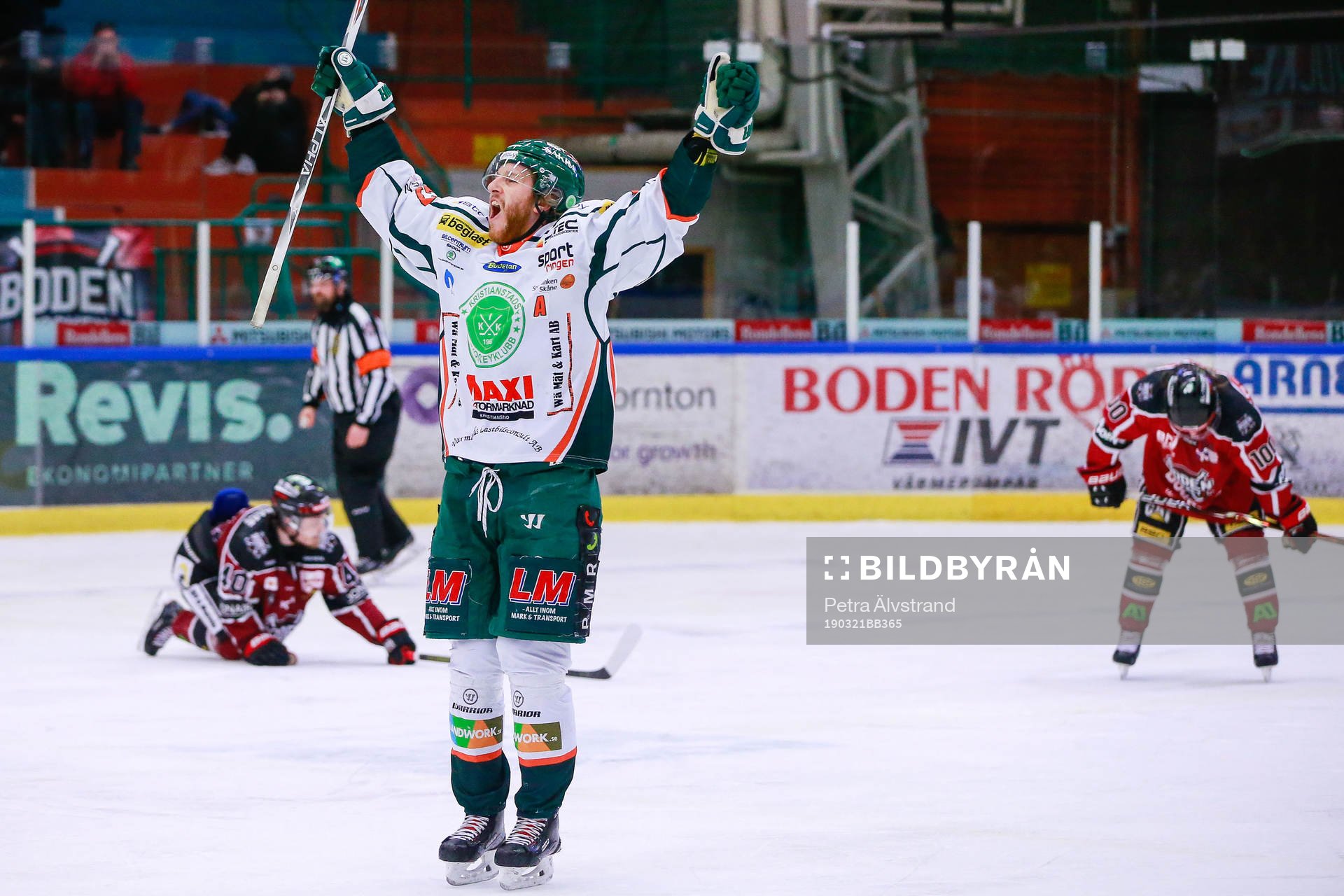 Kristianstads  Fredrik Lindblom jublar