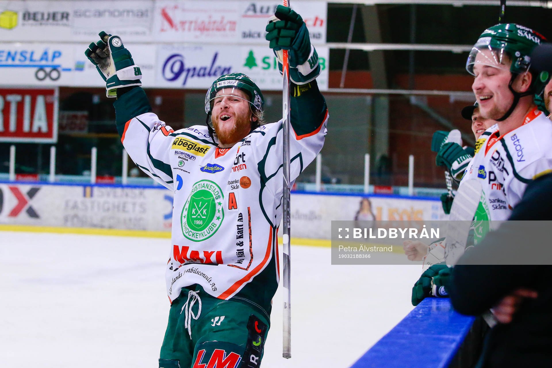 Kristianstads  Fredrik Lindblom jublar