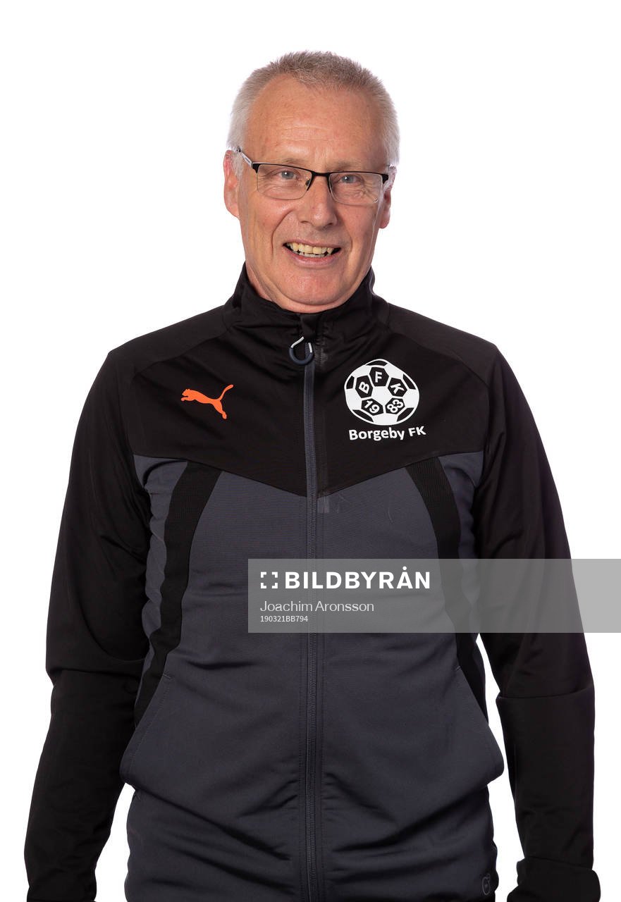 Borgebys lagledare Lars Persson poserar för ett porträtt den 21 mars 2019 i Borgeby.