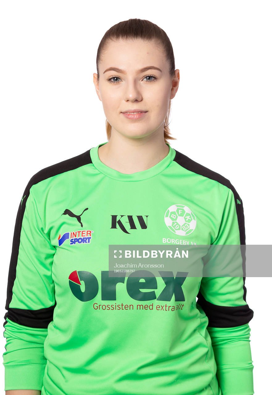 Borgebys målvakt Anna Mårtensson