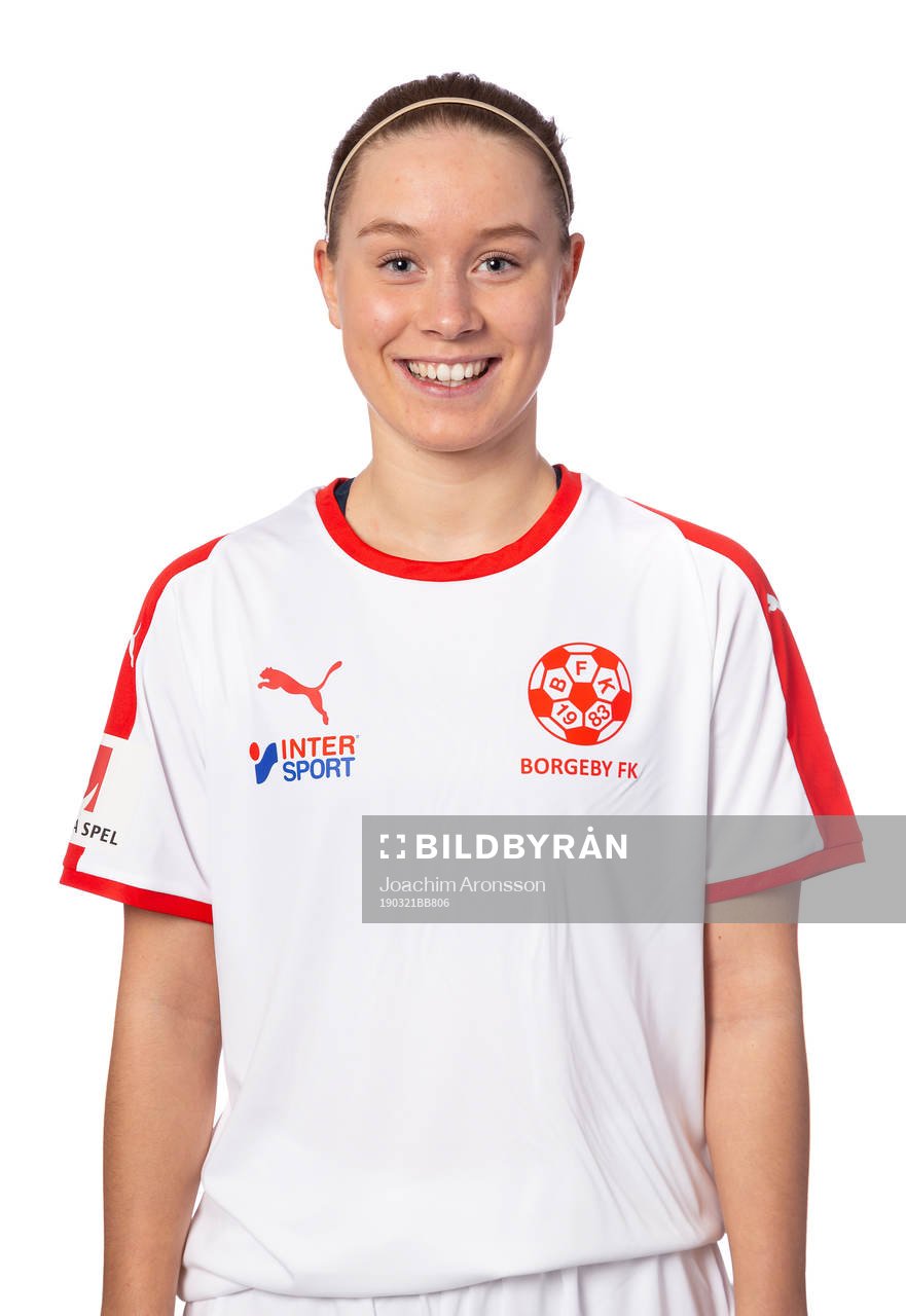 Borgebys Amanda Altheden poserar för ett porträtt den 21 mars 2019 i Borgeby.