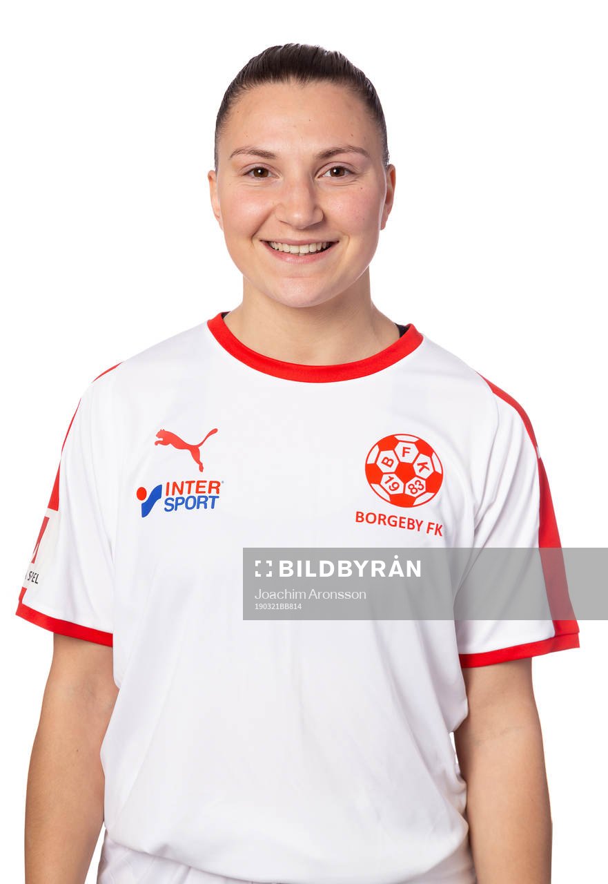 Borgebys Ilirjana Ademi poserar för ett porträtt den 21 mars 2019 i Borgeby.