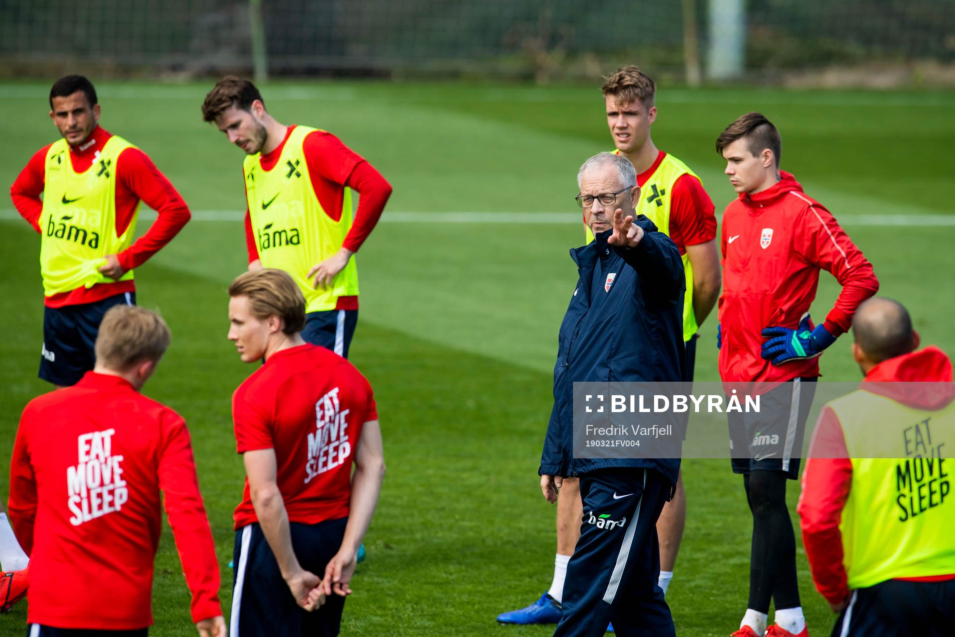 Lars Lagerbäck, head coach of Norway