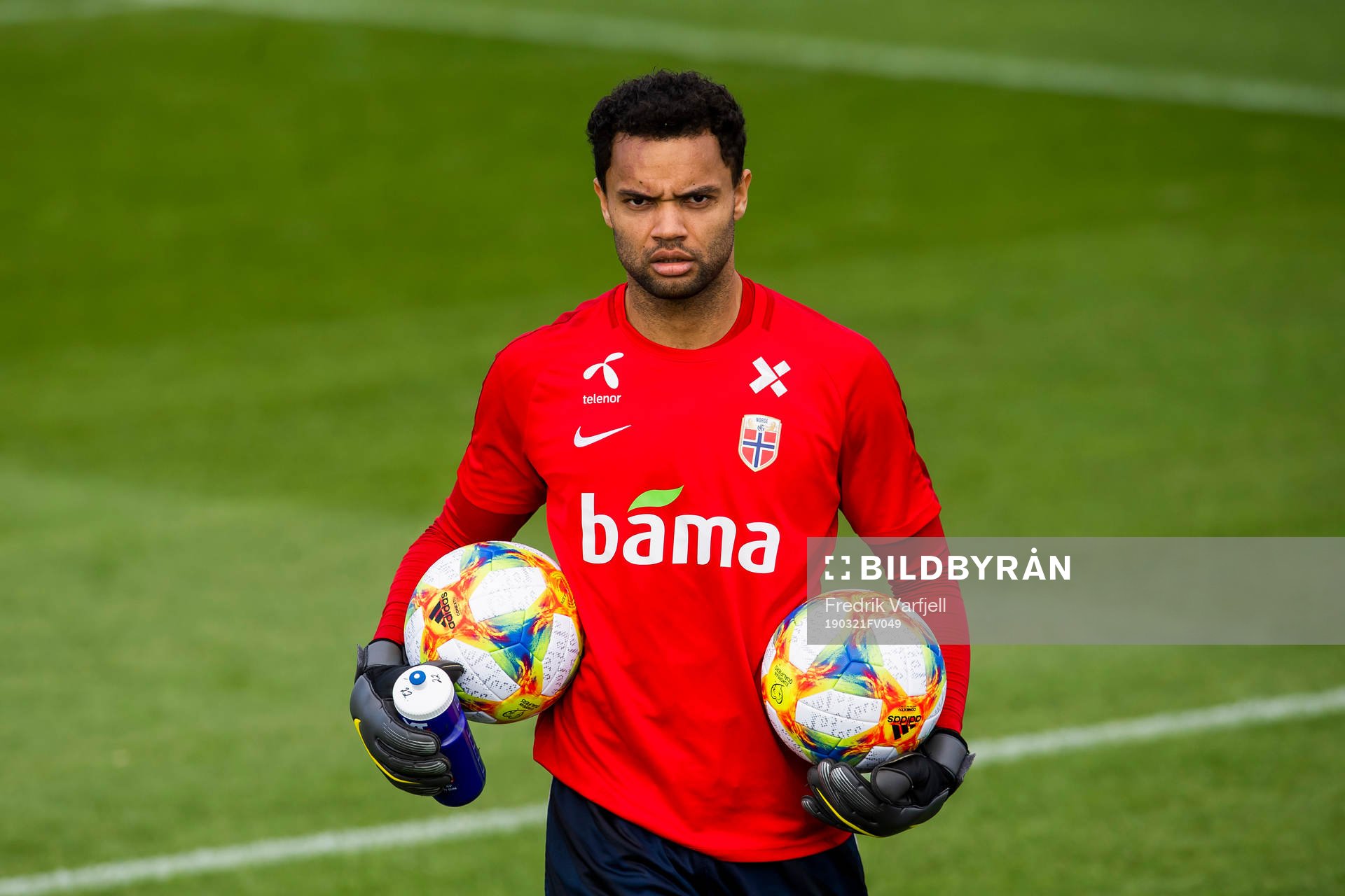 Goalkeeper Sten Grytebust of Norway