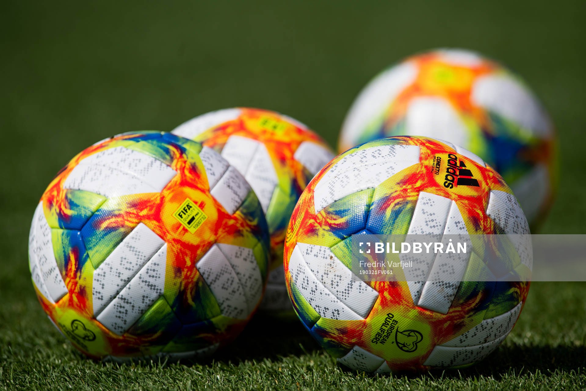 The UEFA match balls