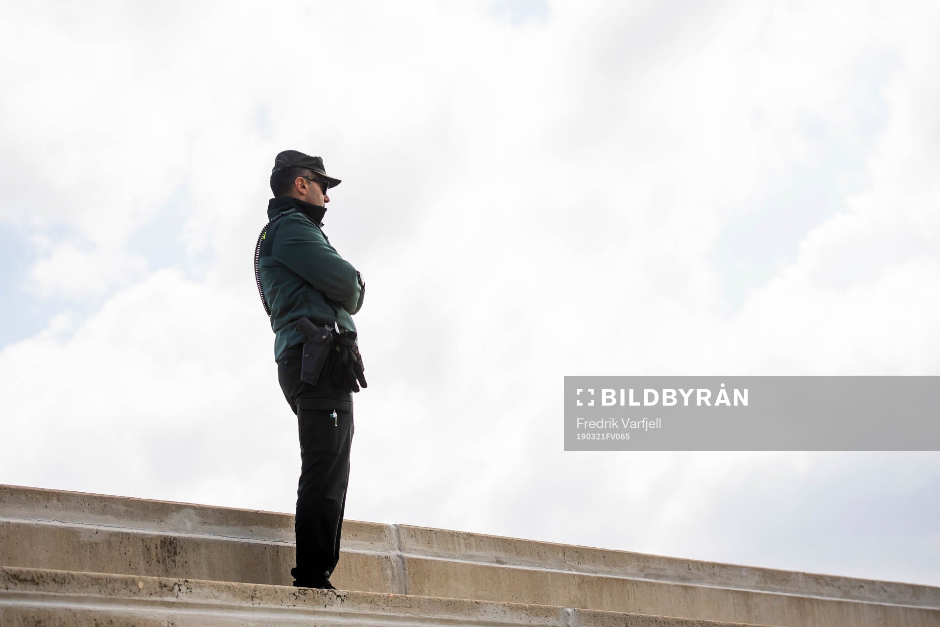 Spanish police officer