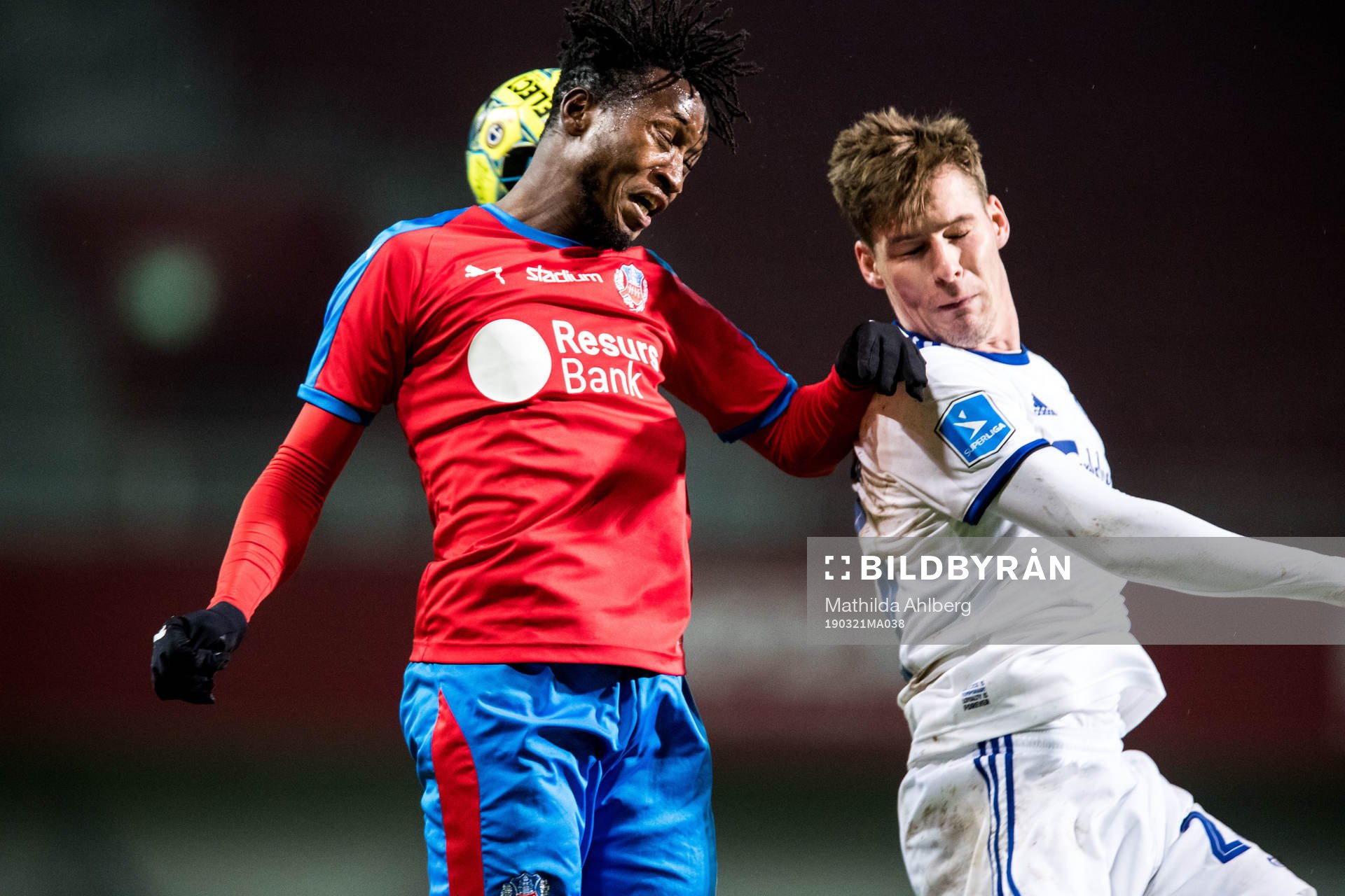 Helsingborgs Mamudu Moro i nickduell