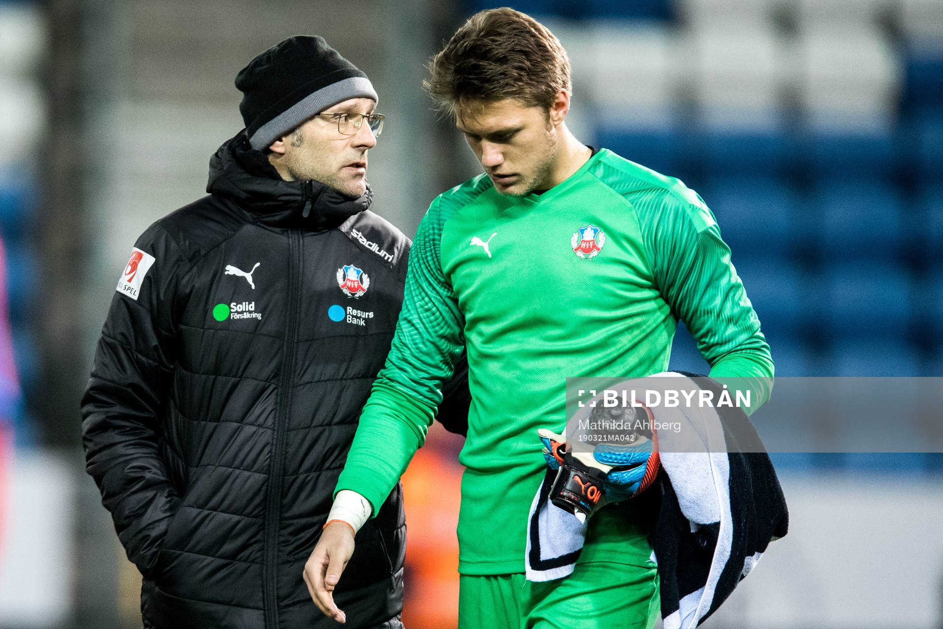 Helsingborgs tränare Per-Ola Ljung och Helsingborgs