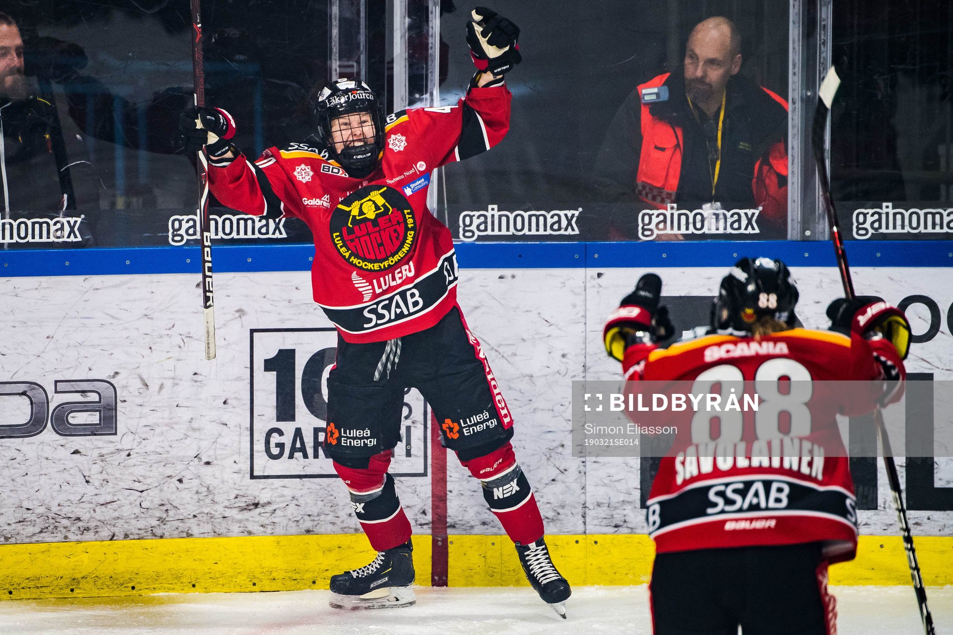 Luleås Noora Tulus jublar