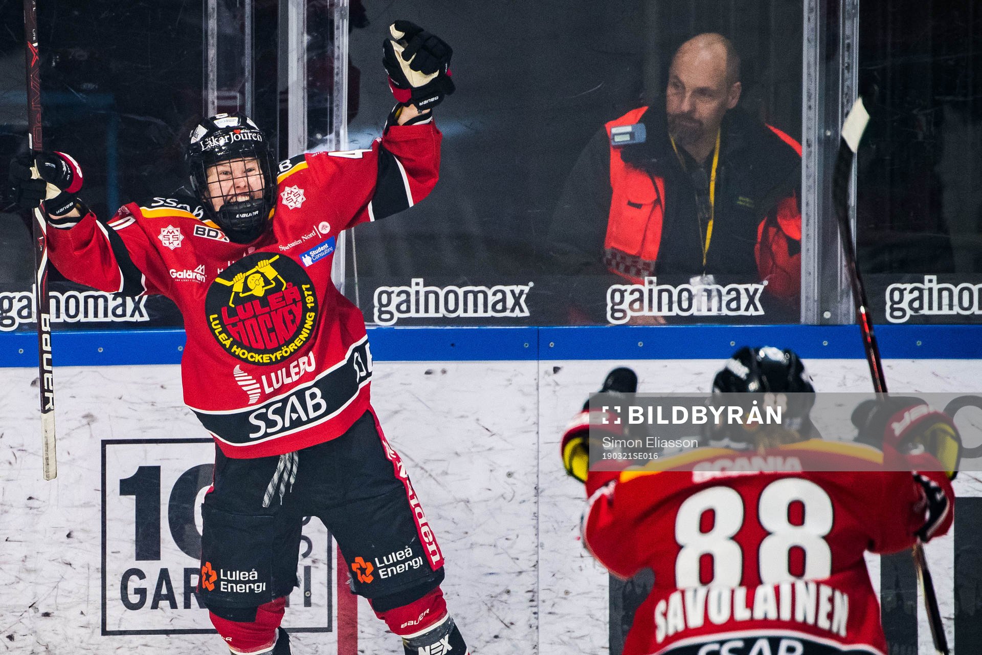Luleås Noora Tulus jublar