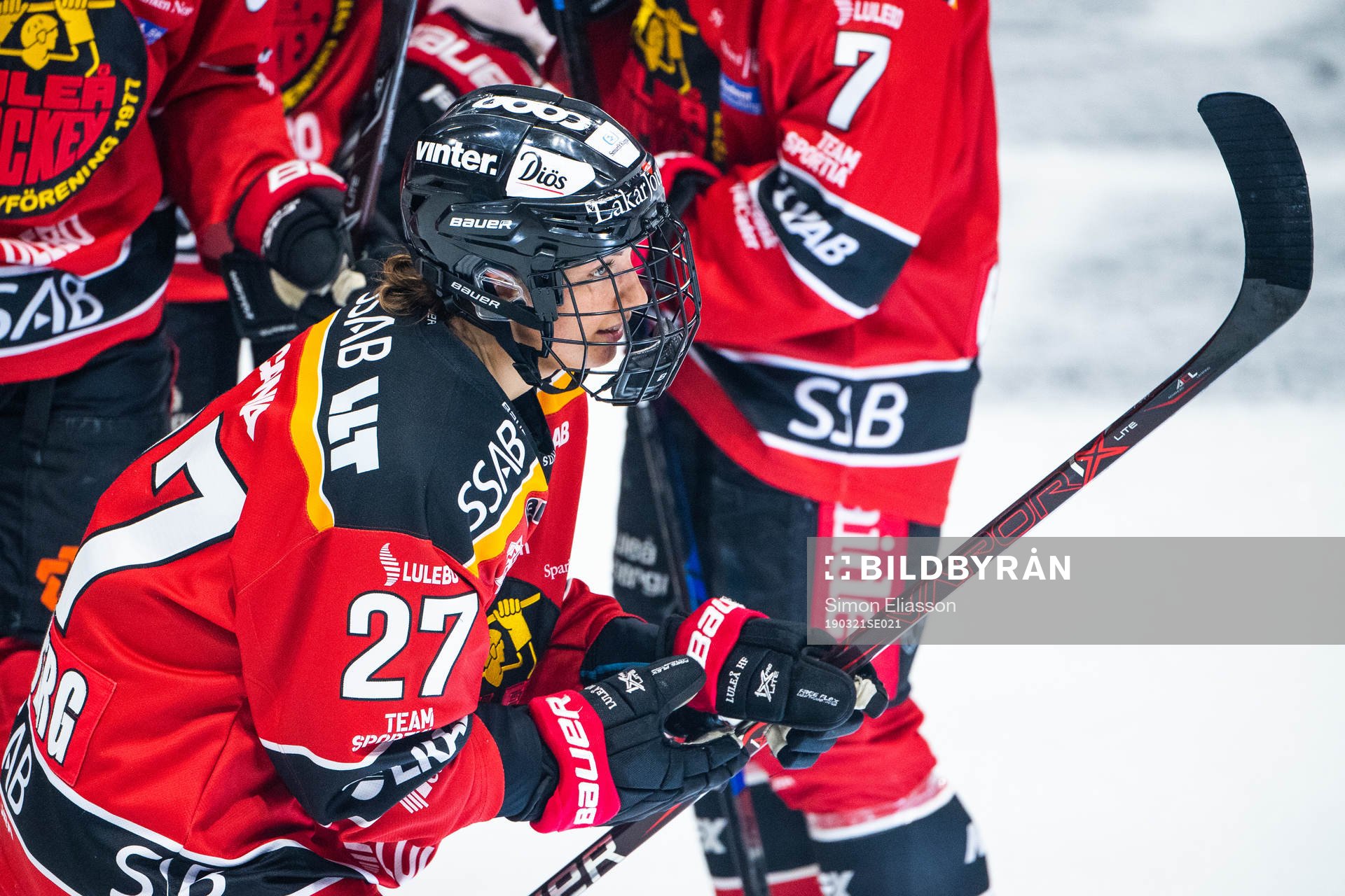 Luleås Rebecca Stenberg jublar