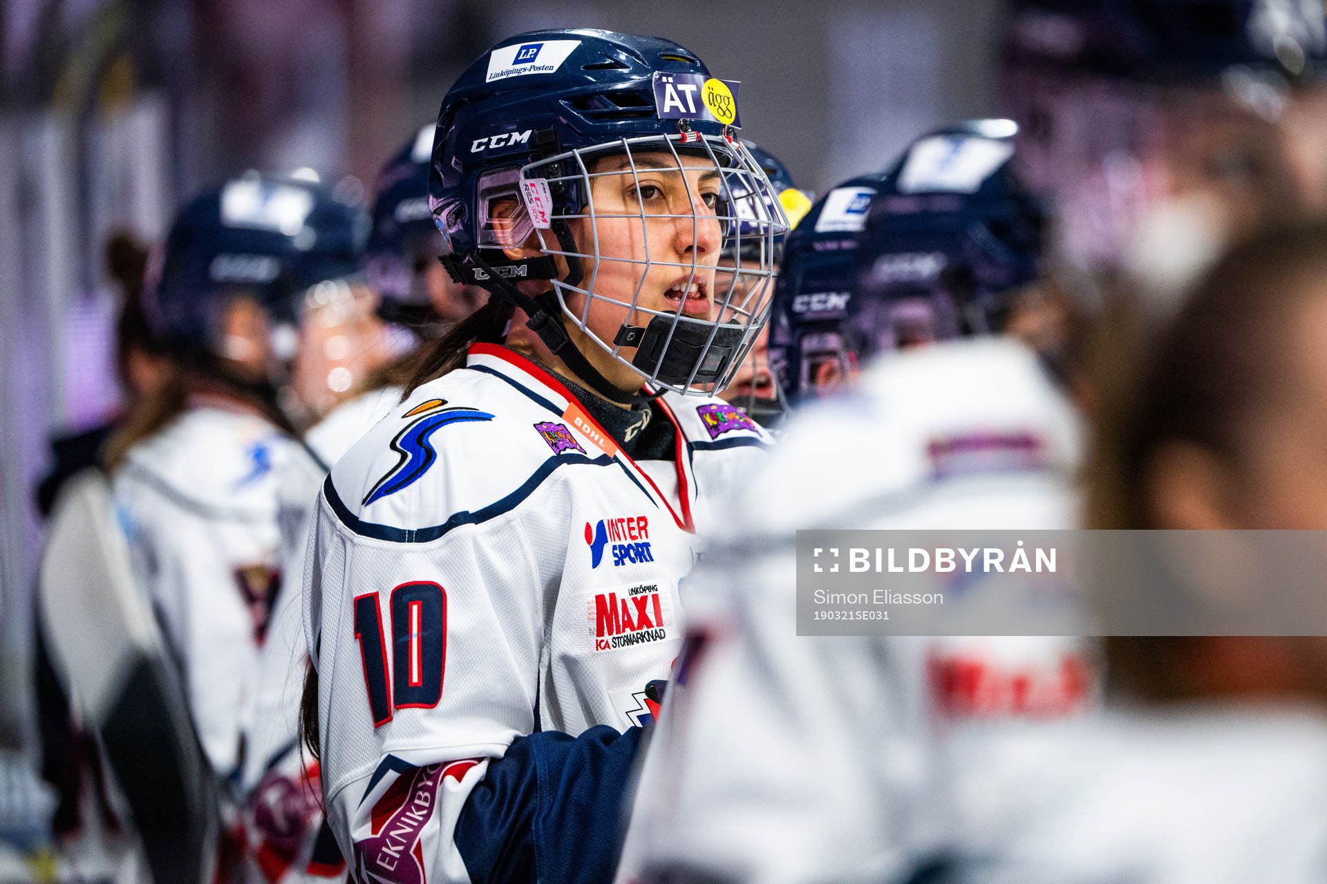 Linköpings Stacey Brooke deppar