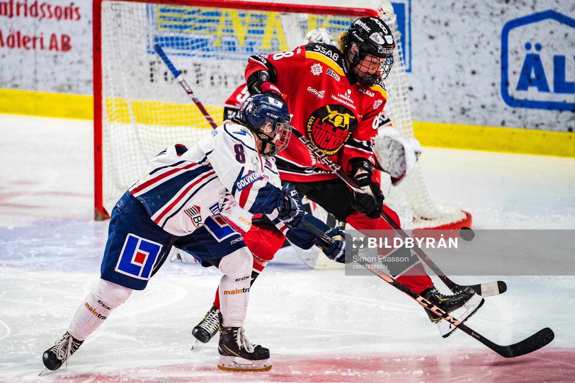 Linköpings Nicoline Söndergaard Jensen och Luleås Ronja