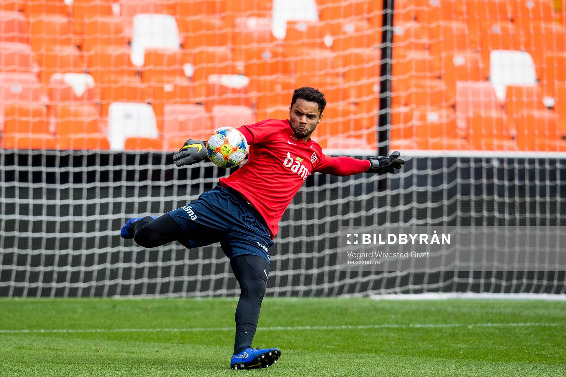 Goalkeeper Sten Grytebust of Norway