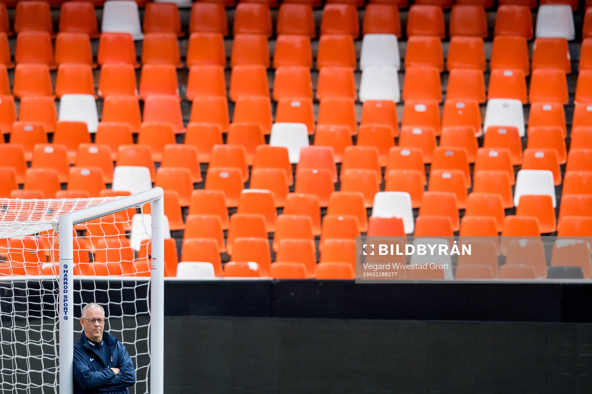 Lars Lagerbäck, head coach of Norway