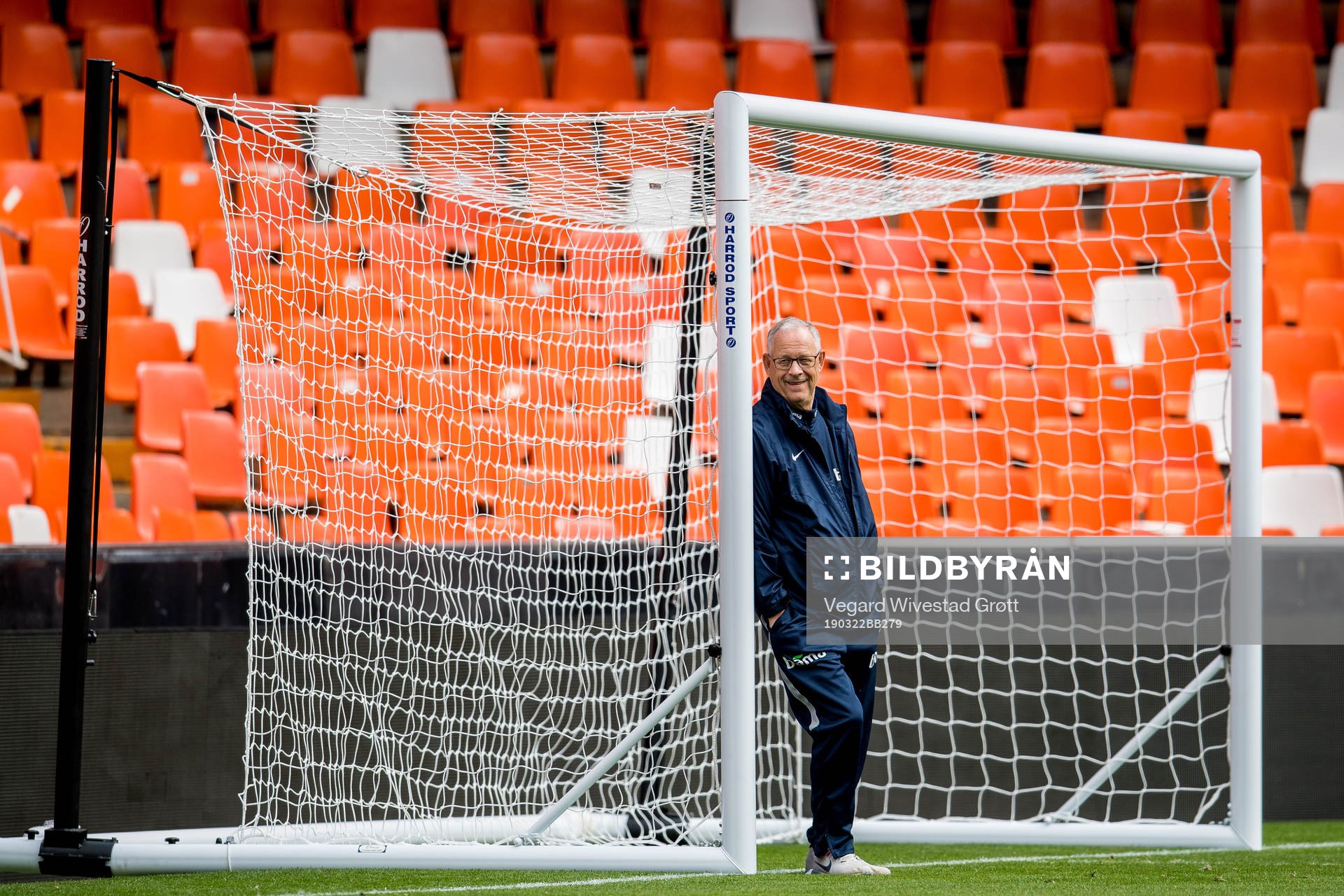 Lars Lagerbäck, head coach of Norway