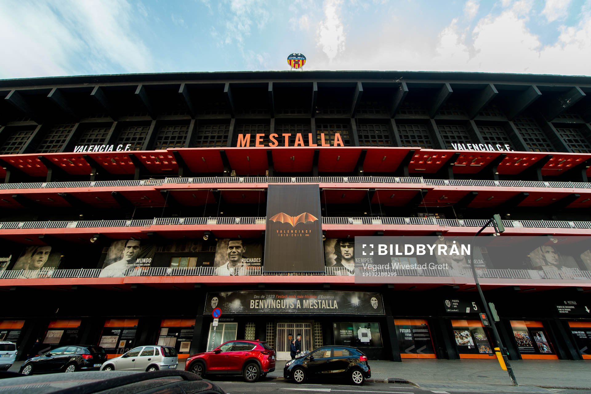 General view of Estadio Mestalla