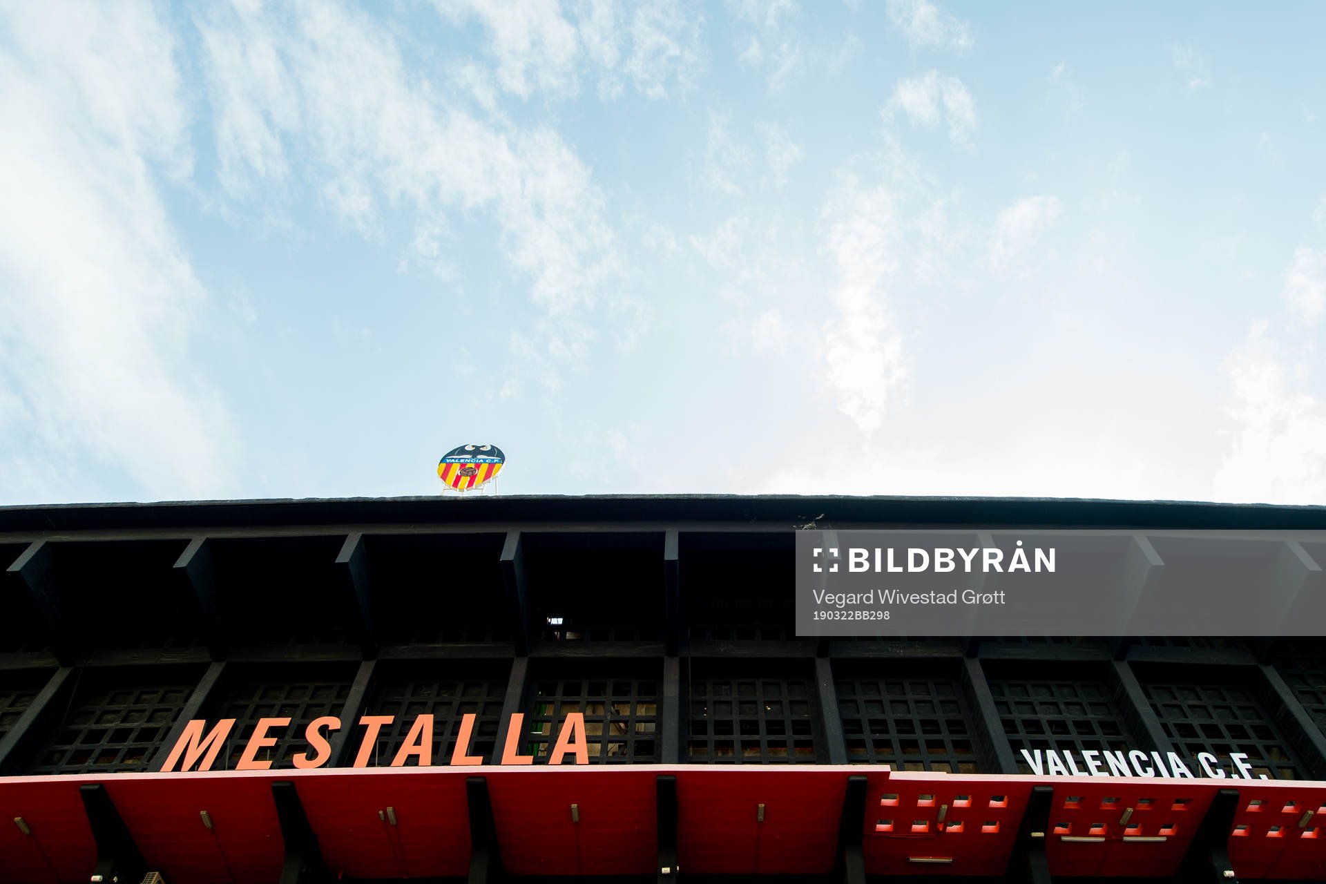 General view of Estadio Mestalla