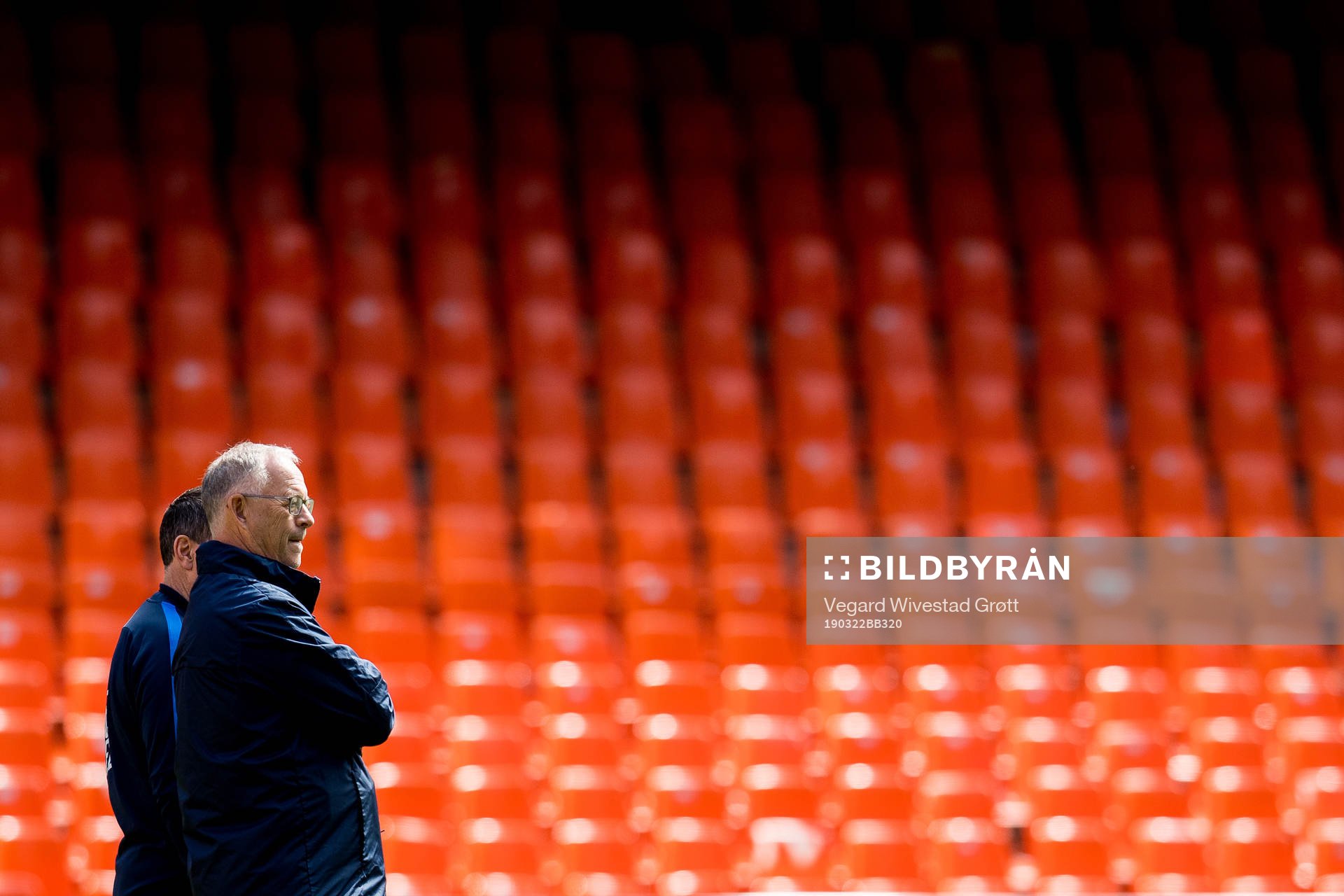 Lars Lagerbäck, head coach of Norway