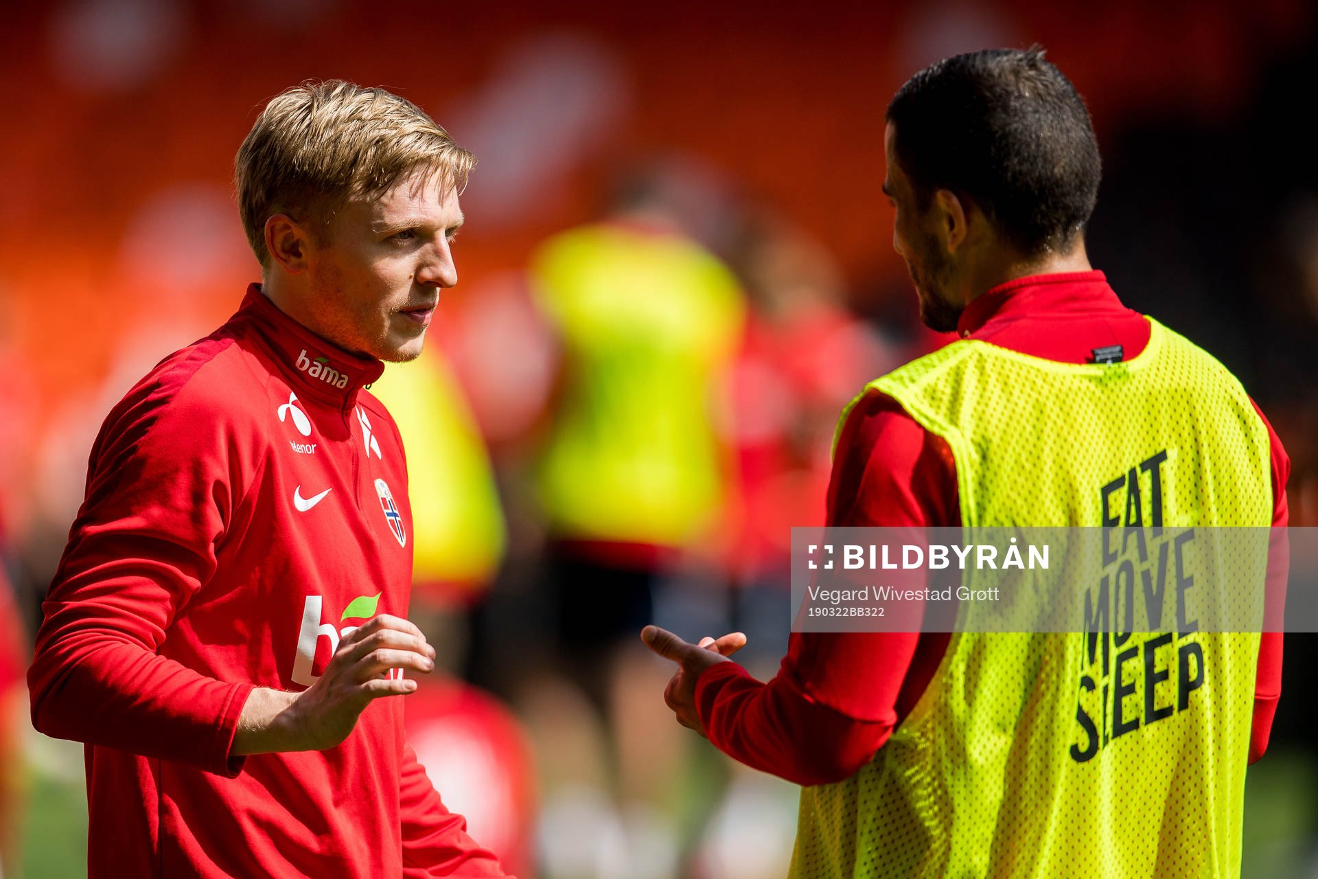 Mats Møller Dæhli and Omar Elabdellaoui of Norway