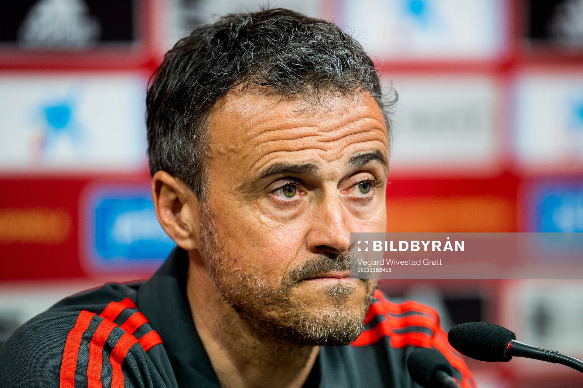 Luis Enrique, head coach of Spain