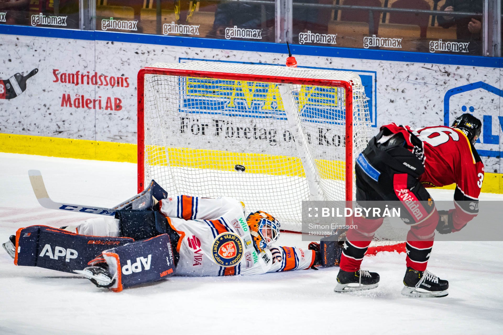 Luleås Emil Larsson gör 1-0
