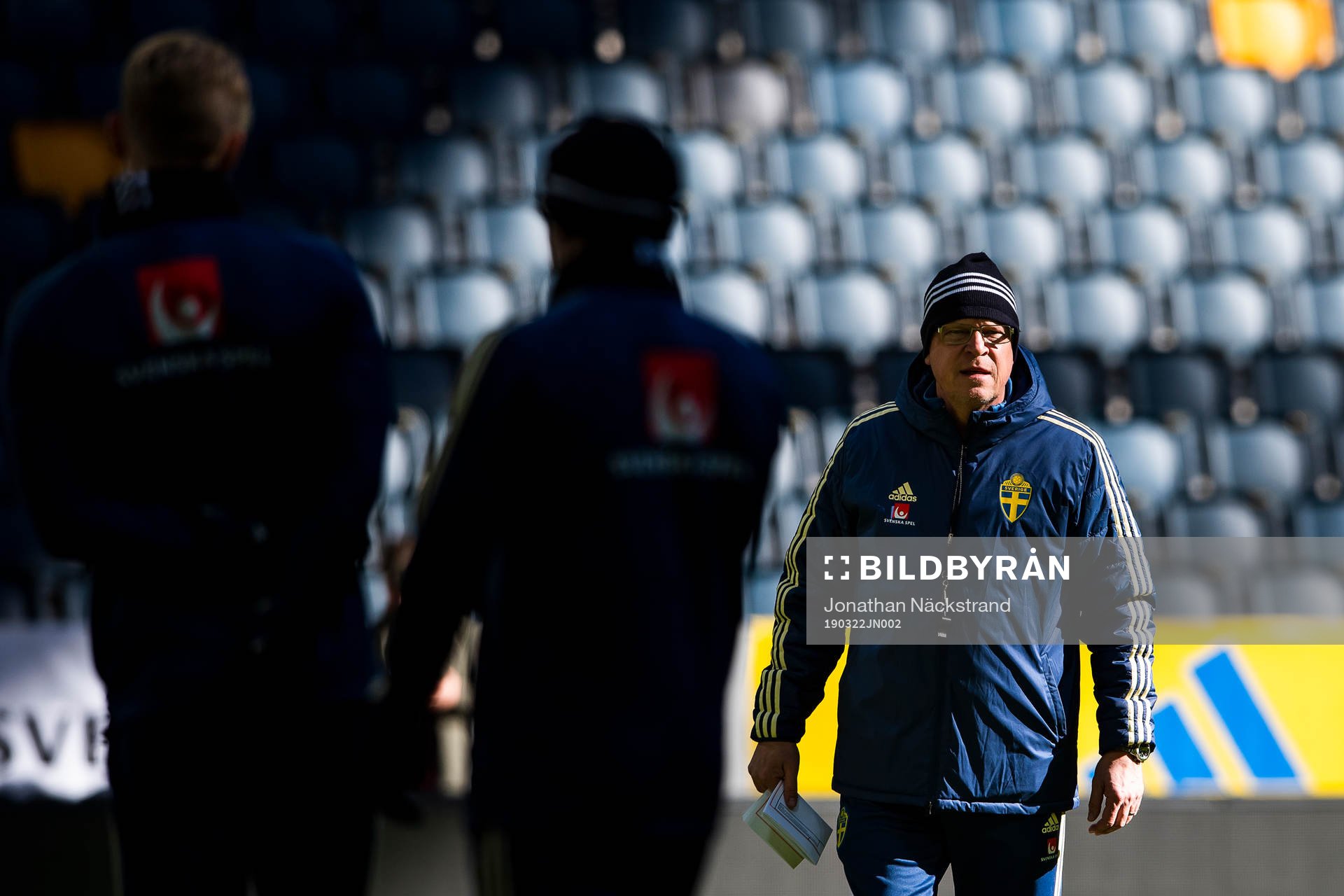 Sweden's head coach Janne Andersson