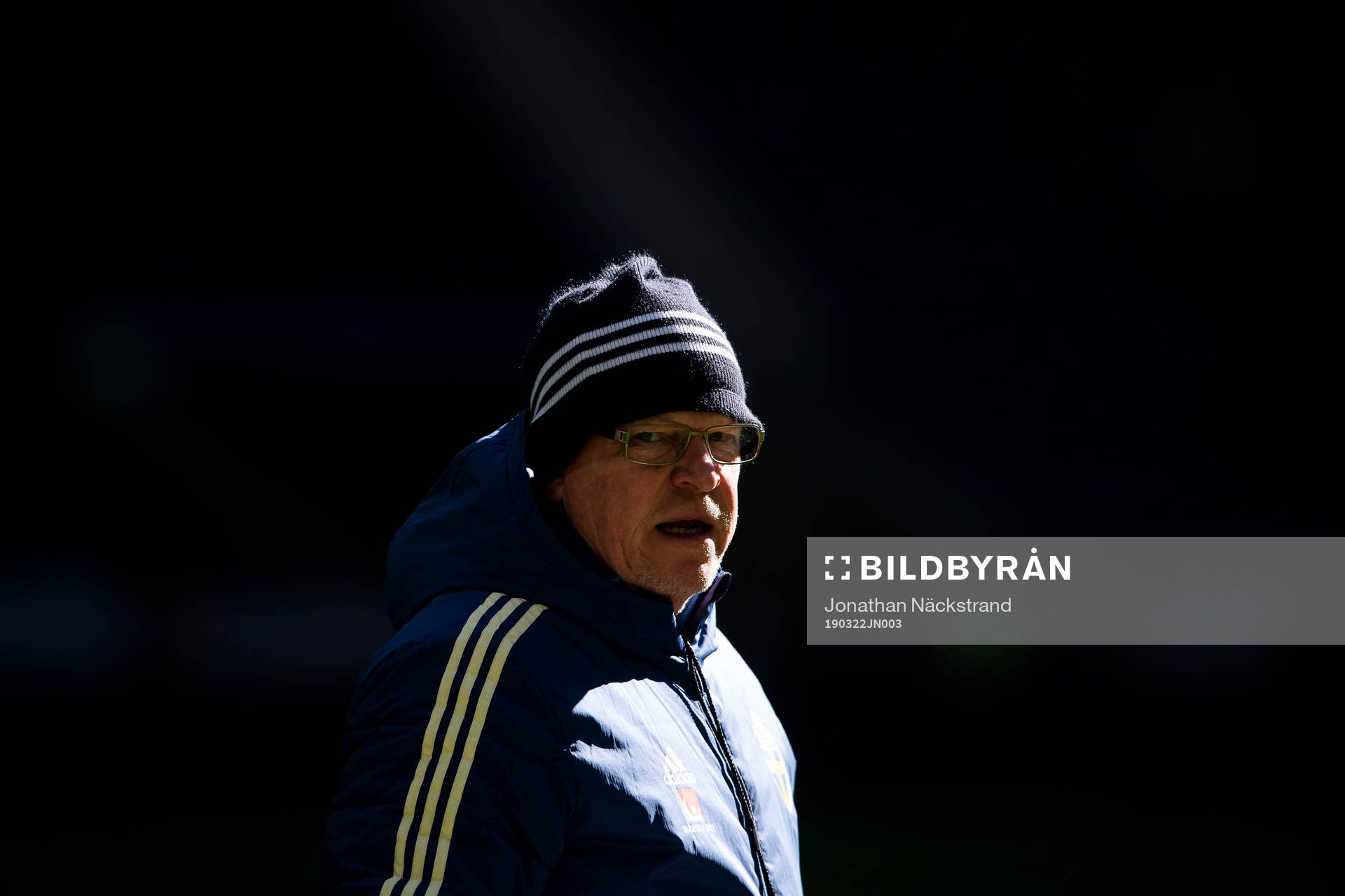 Sweden's head coach Janne Andersson