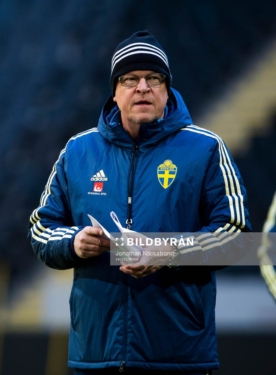 Sweden's head coach Janne Andersson