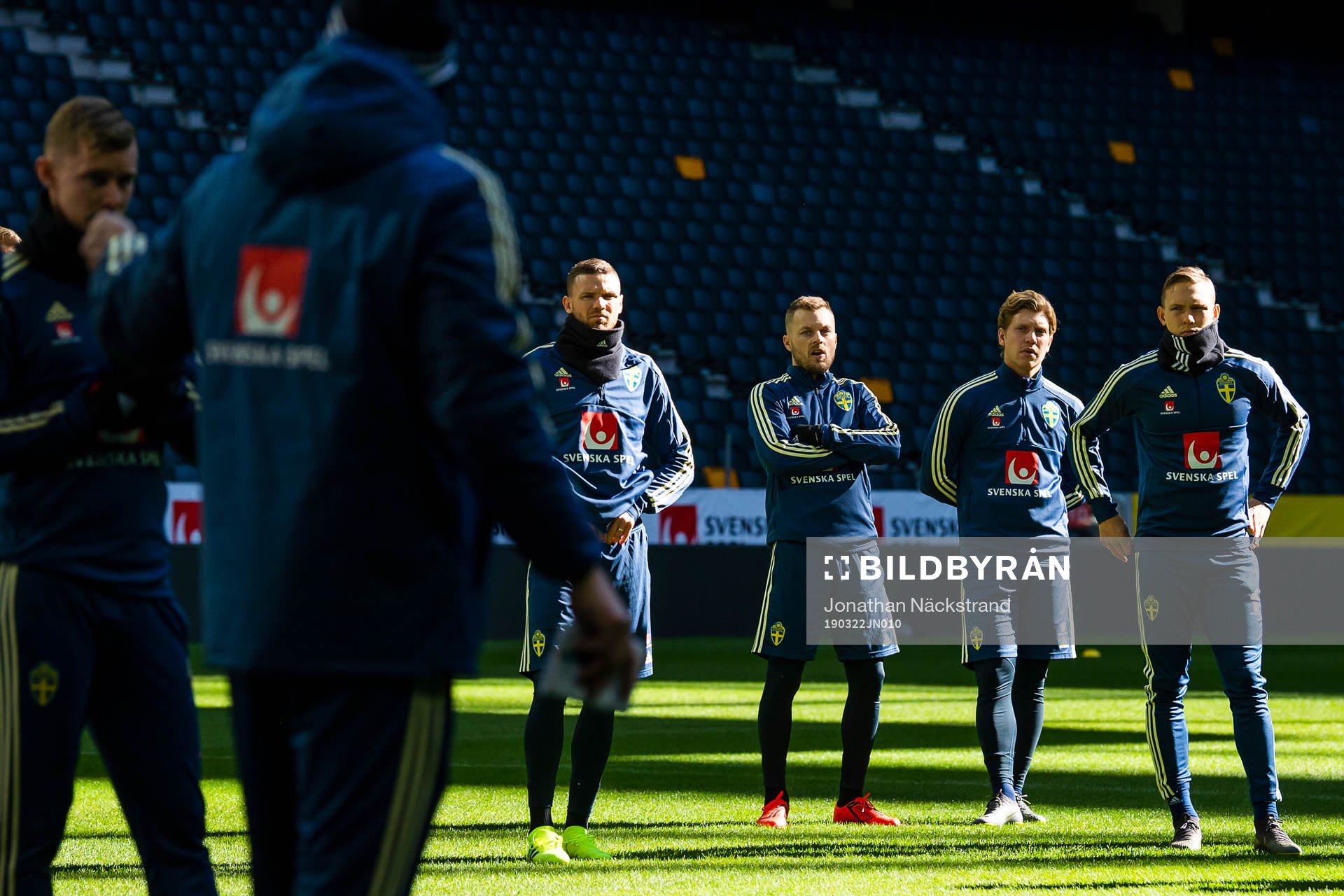 L to R Marcus Berg, Sebastian Larsson, Alexander Fransson