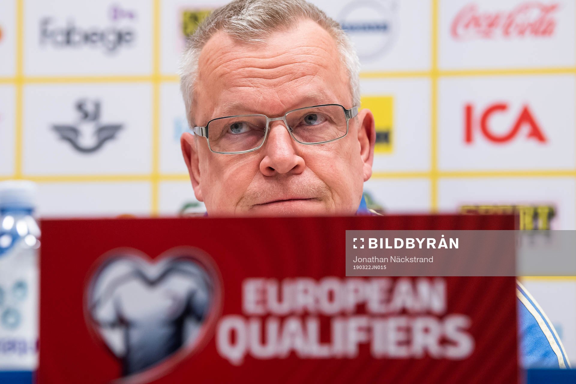 Sweden's head coach Janne Andersson