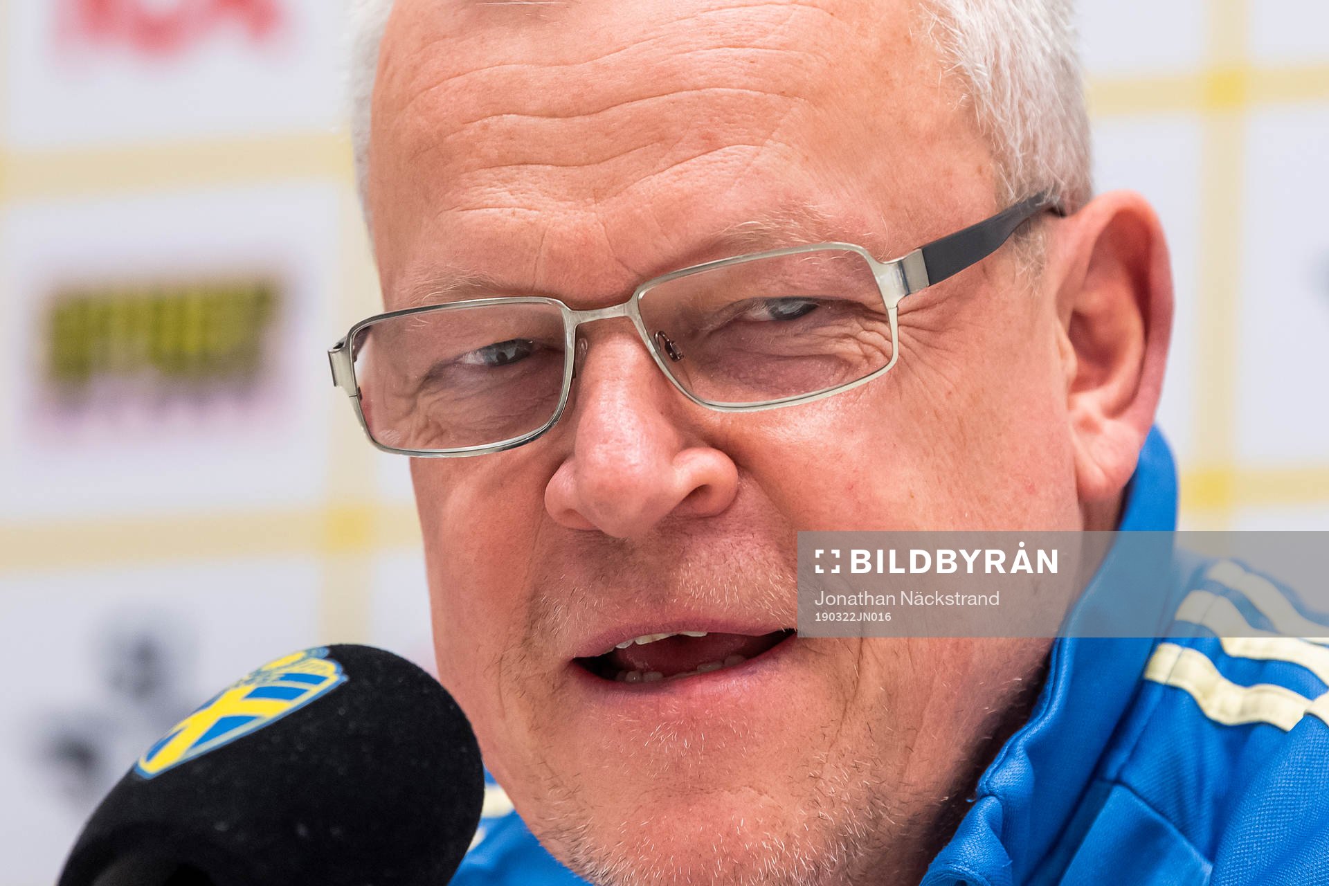 Sweden's head coach Janne Andersson