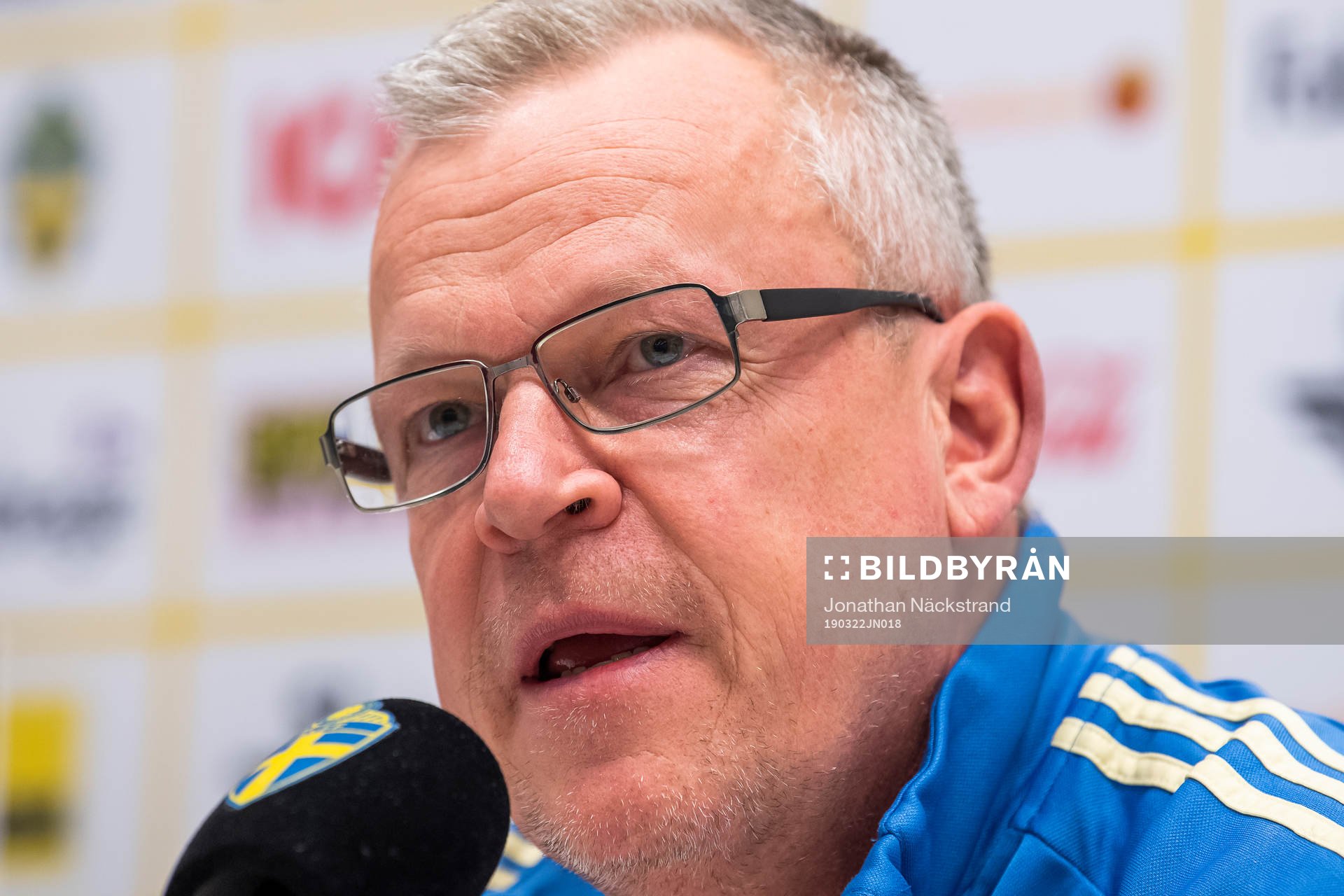 Sweden's head coach Janne Andersson