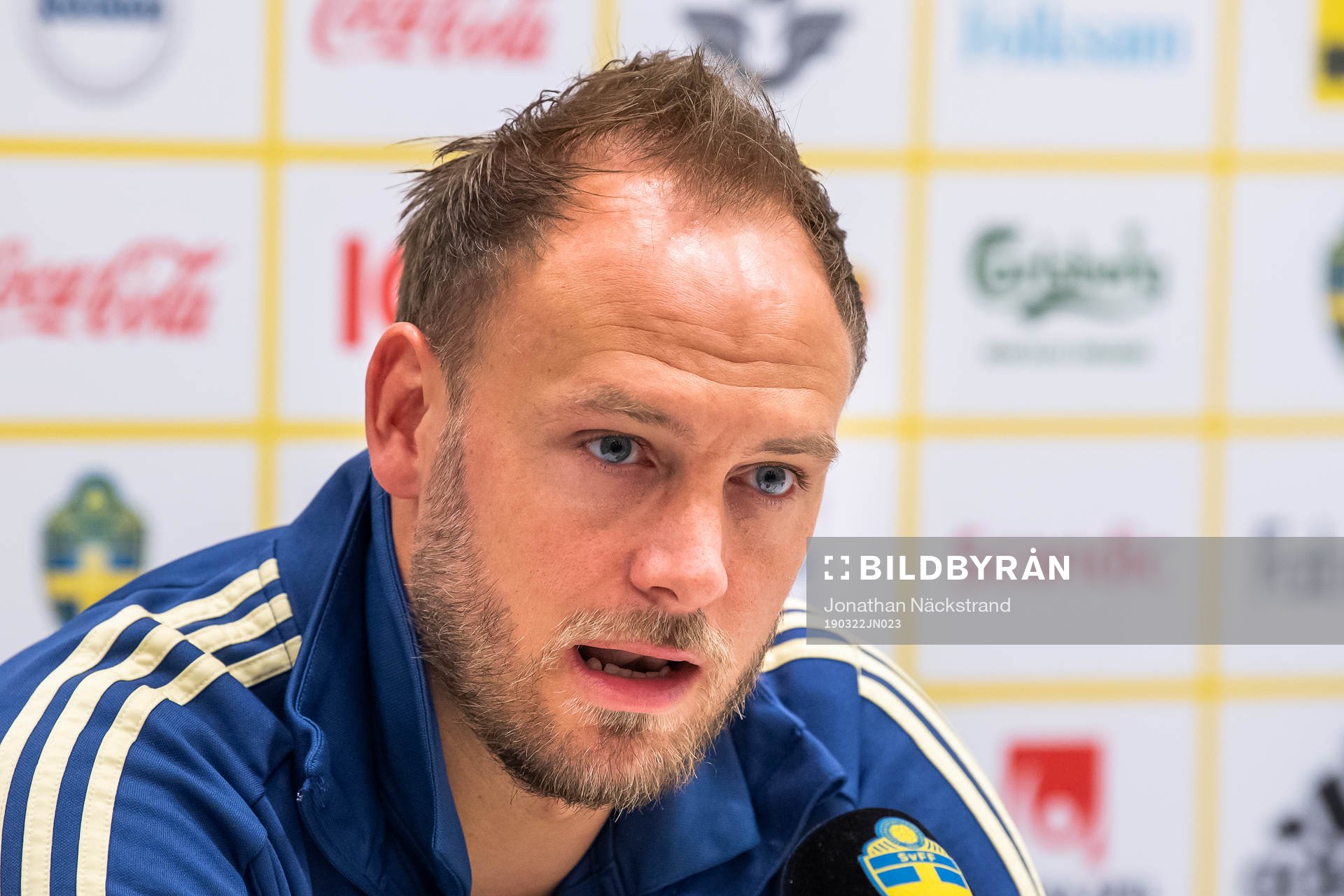Sweden's team captain Andreas Granqvist